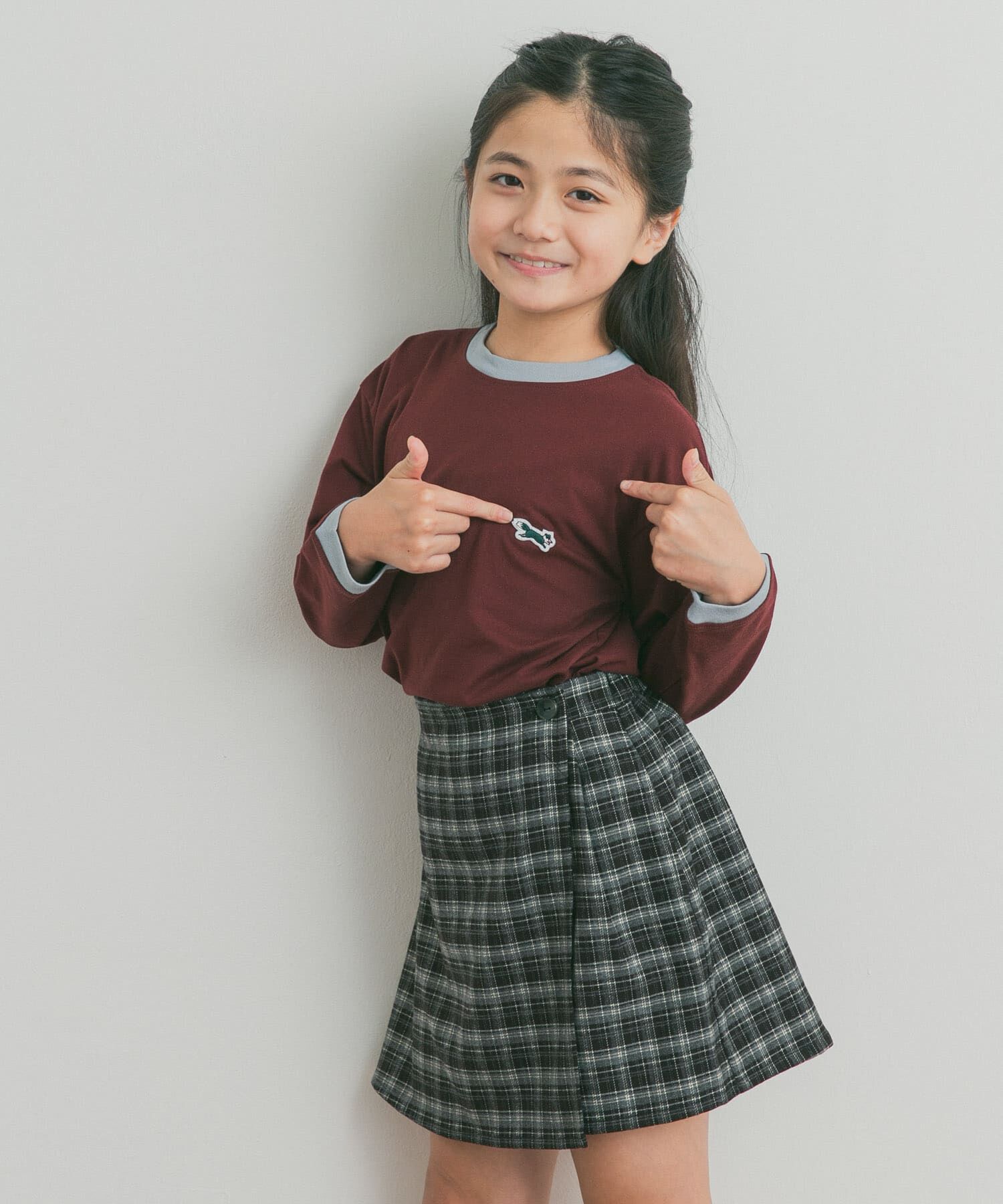 URBAN RESEARCH DOORS「『別注』PENNEYS&times;DOORS　THE FOX 配色ロングスリーブTシャツ(KIDS)」|その他|