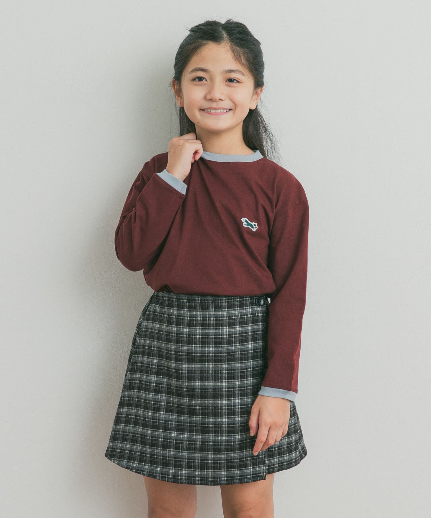 URBAN RESEARCH DOORS「『別注』PENNEYS&times;DOORS　THE FOX 配色ロングスリーブTシャツ(KIDS)」|その他|
