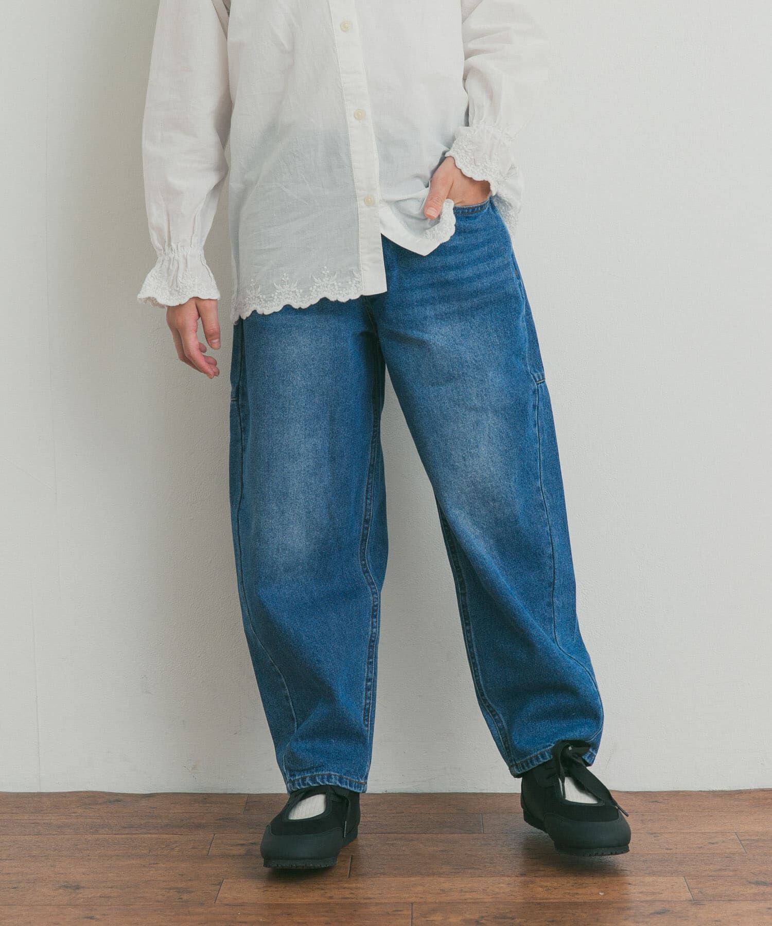URBAN RESEARCH DOORS「バレルパンツ(KIDS)」|その他|インディゴブルー