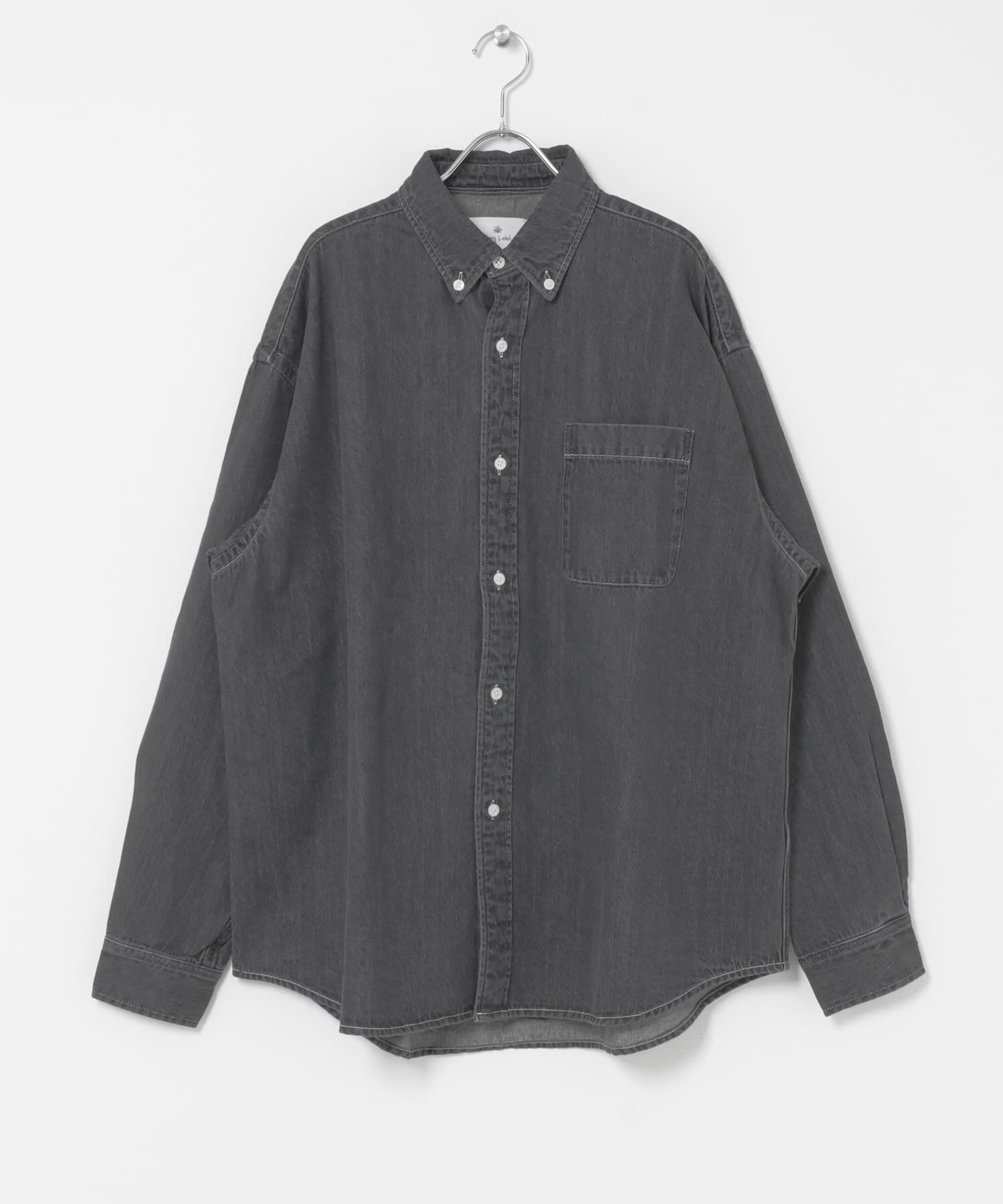 Sonny Label 「オーバーサイズデニムボタンダウンシャツ」|シャツ・ブラウス|