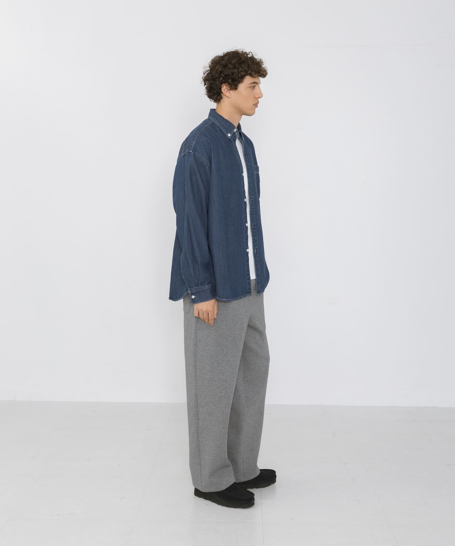 Sonny Label 「オーバーサイズデニムボタンダウンシャツ」|シャツ・ブラウス|