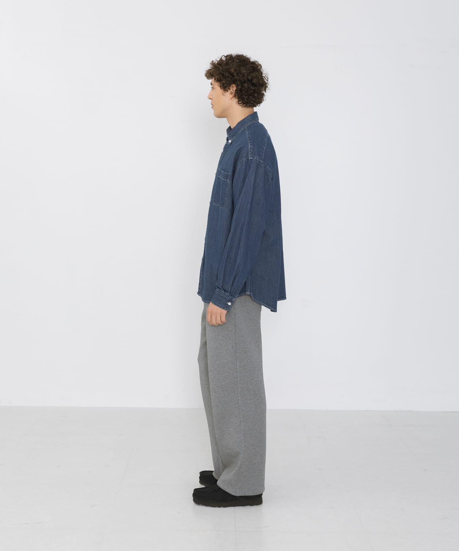 Sonny Label 「オーバーサイズデニムボタンダウンシャツ」|シャツ・ブラウス|