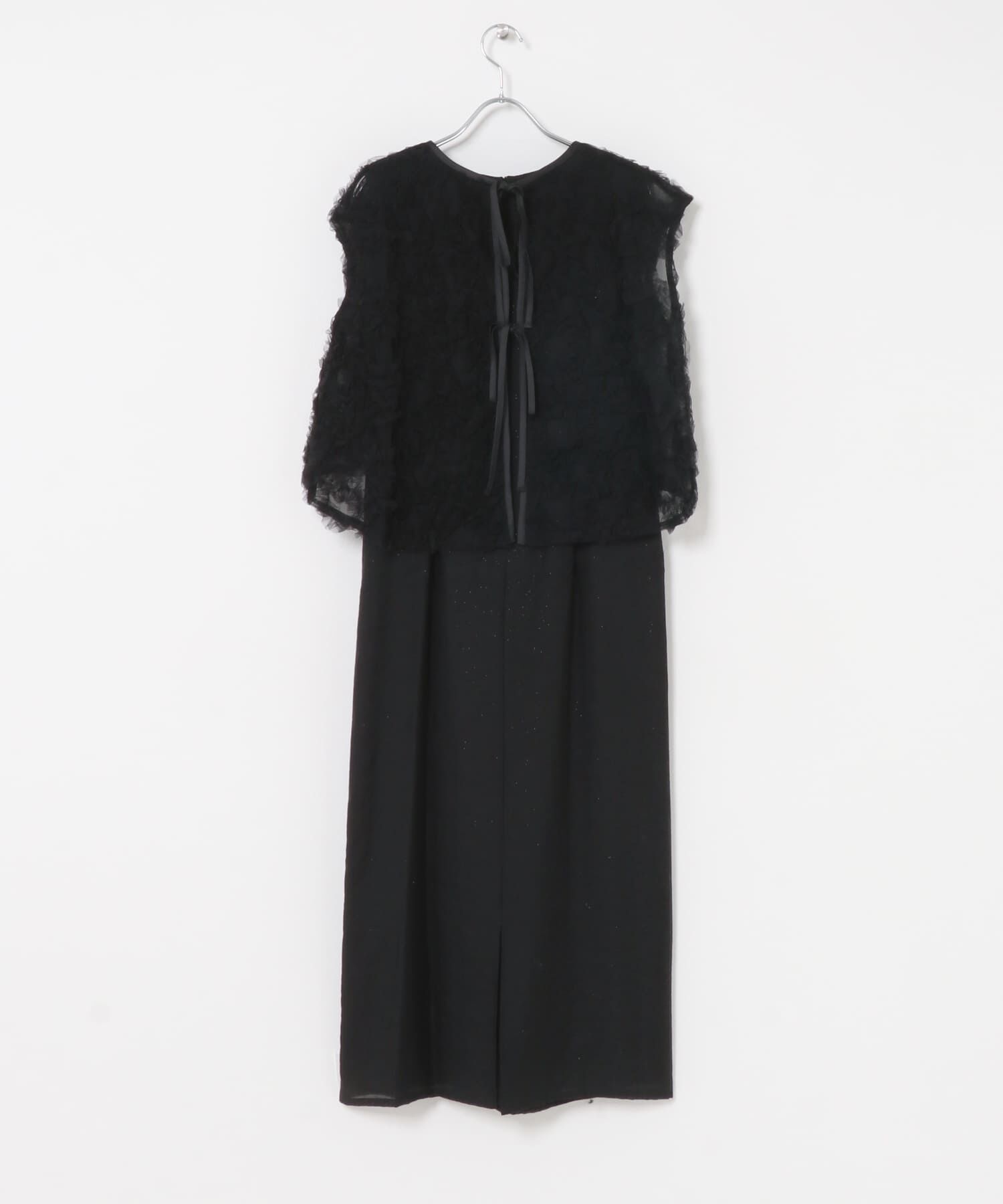 URBAN RESEARCH ROSSO「kaene　フラッフィーフラワーコンビドレス」|ワンピース|