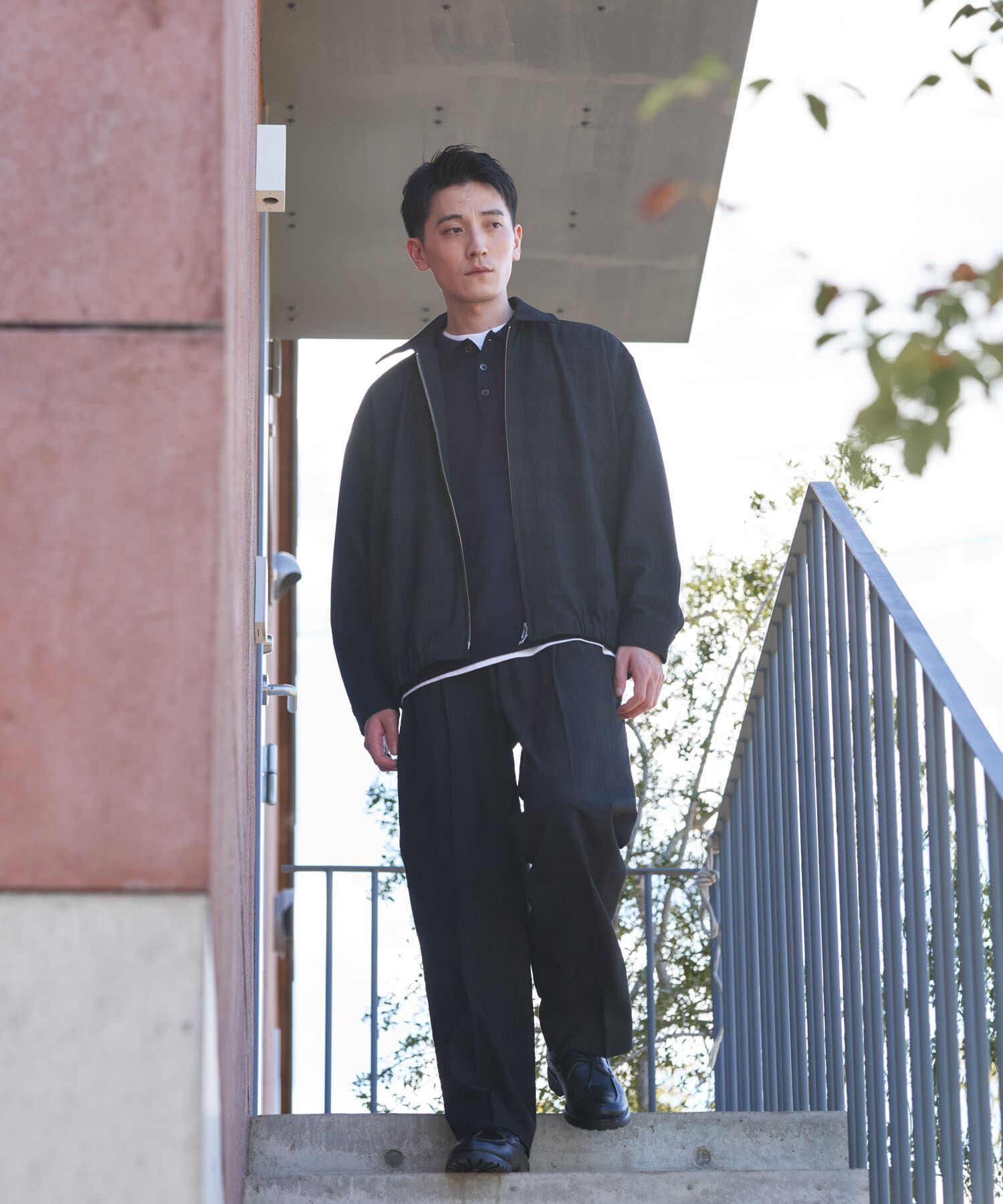 URBAN RESEARCH DOORS「『UR TECH』完声2タックワイドトラウザー 26AW」|その他|