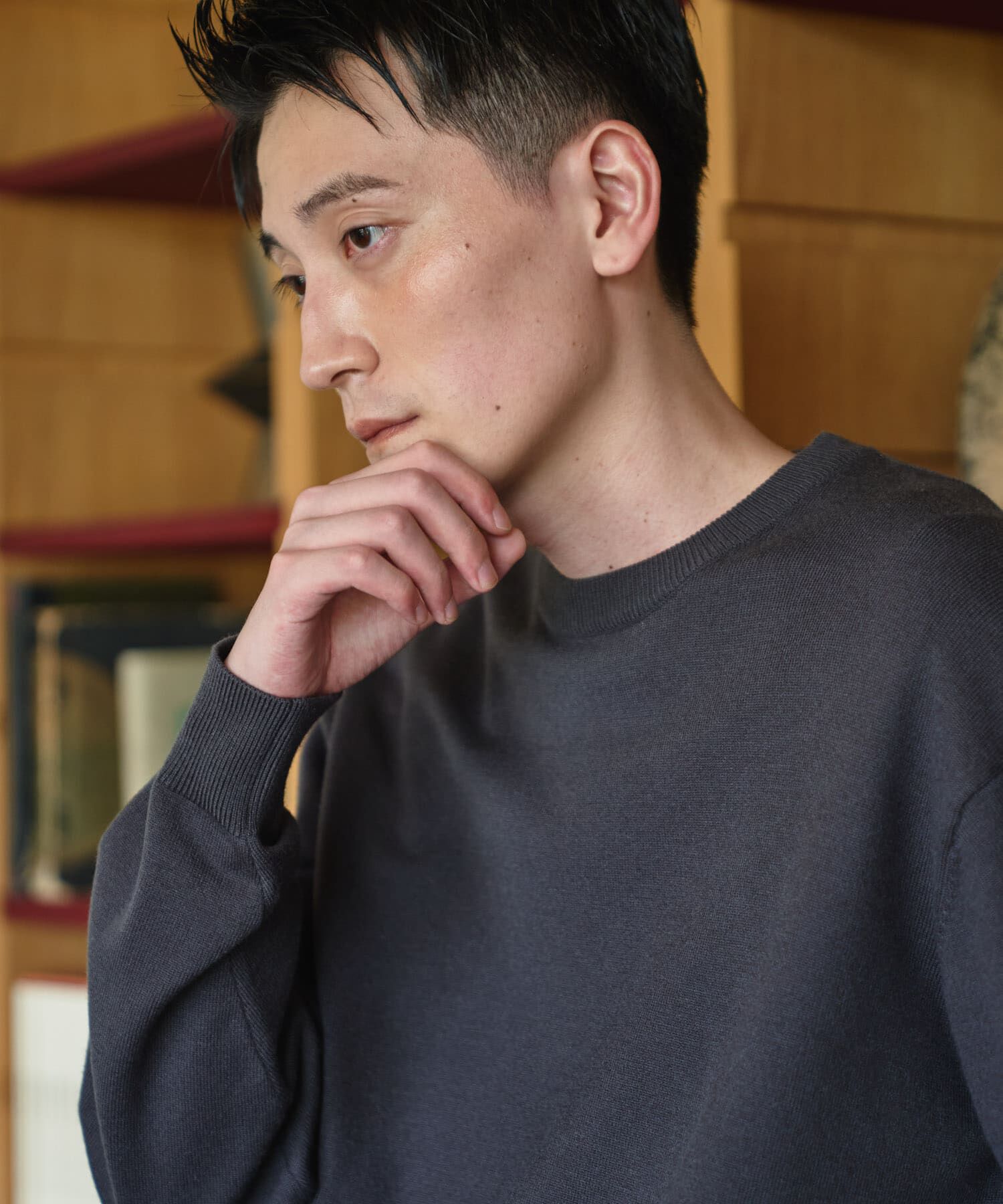 URBAN RESEARCH DOORS「『UR TECH』200日ニット クルーネック 26AW」|ニット・セーター|