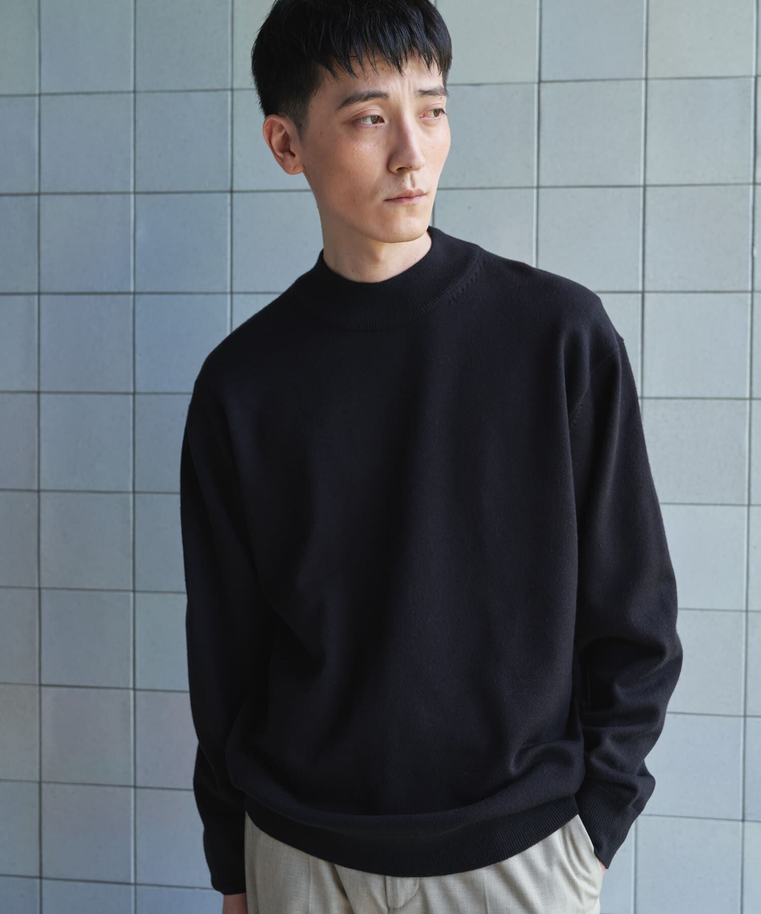 URBAN RESEARCH DOORS「『UR TECH』200日ニット モックネック 26AW」|ニット・セーター|