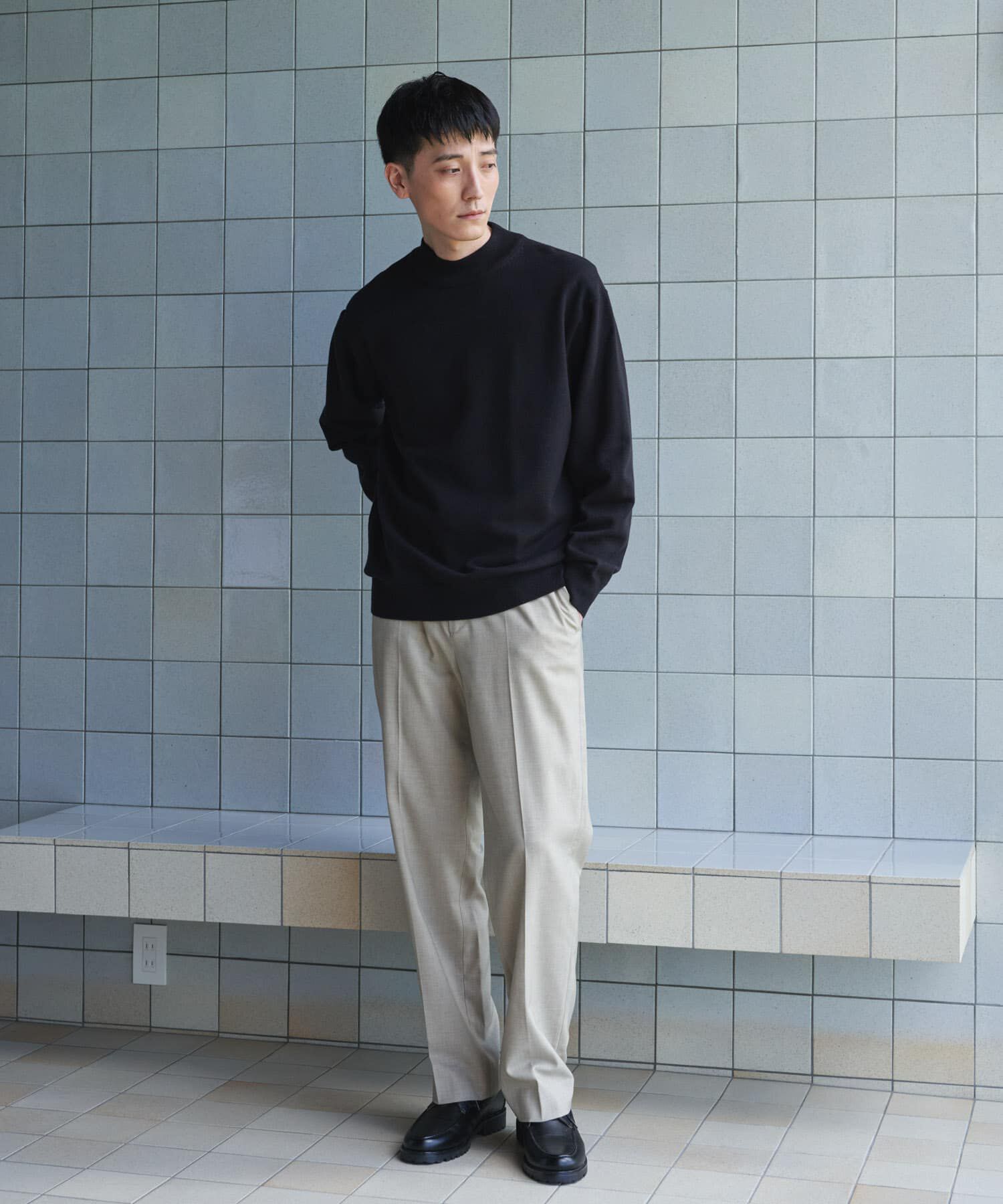 URBAN RESEARCH DOORS「『UR TECH』200日ニット モックネック 26AW」|ニット・セーター|