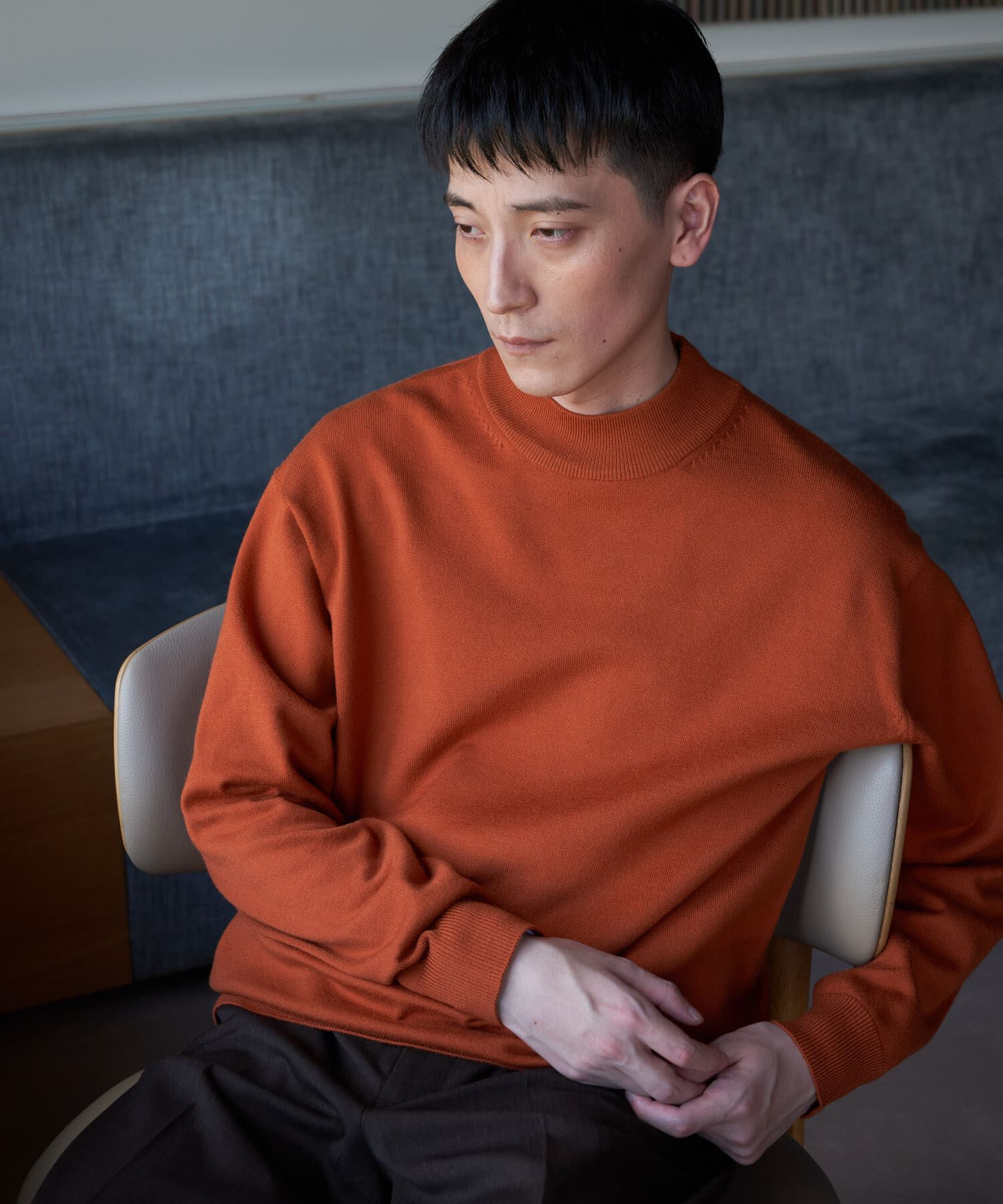 URBAN RESEARCH DOORS「『UR TECH』200日ニット モックネック 26AW」|ニット・セーター|