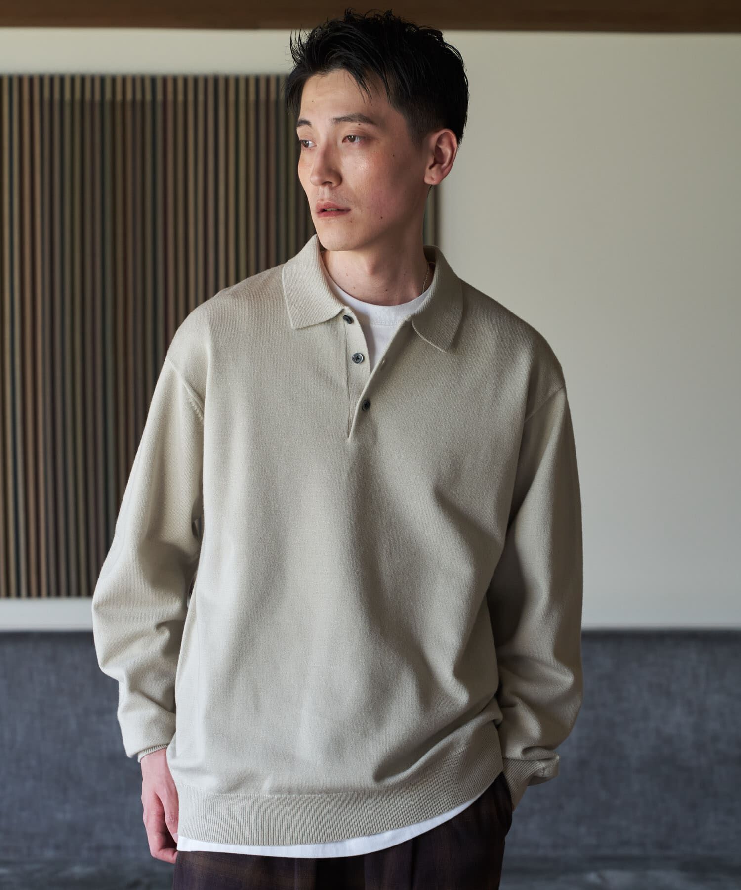 URBAN RESEARCH DOORS「『UR TECH』200日ニット ポロ 26AW」|ニット・セーター|