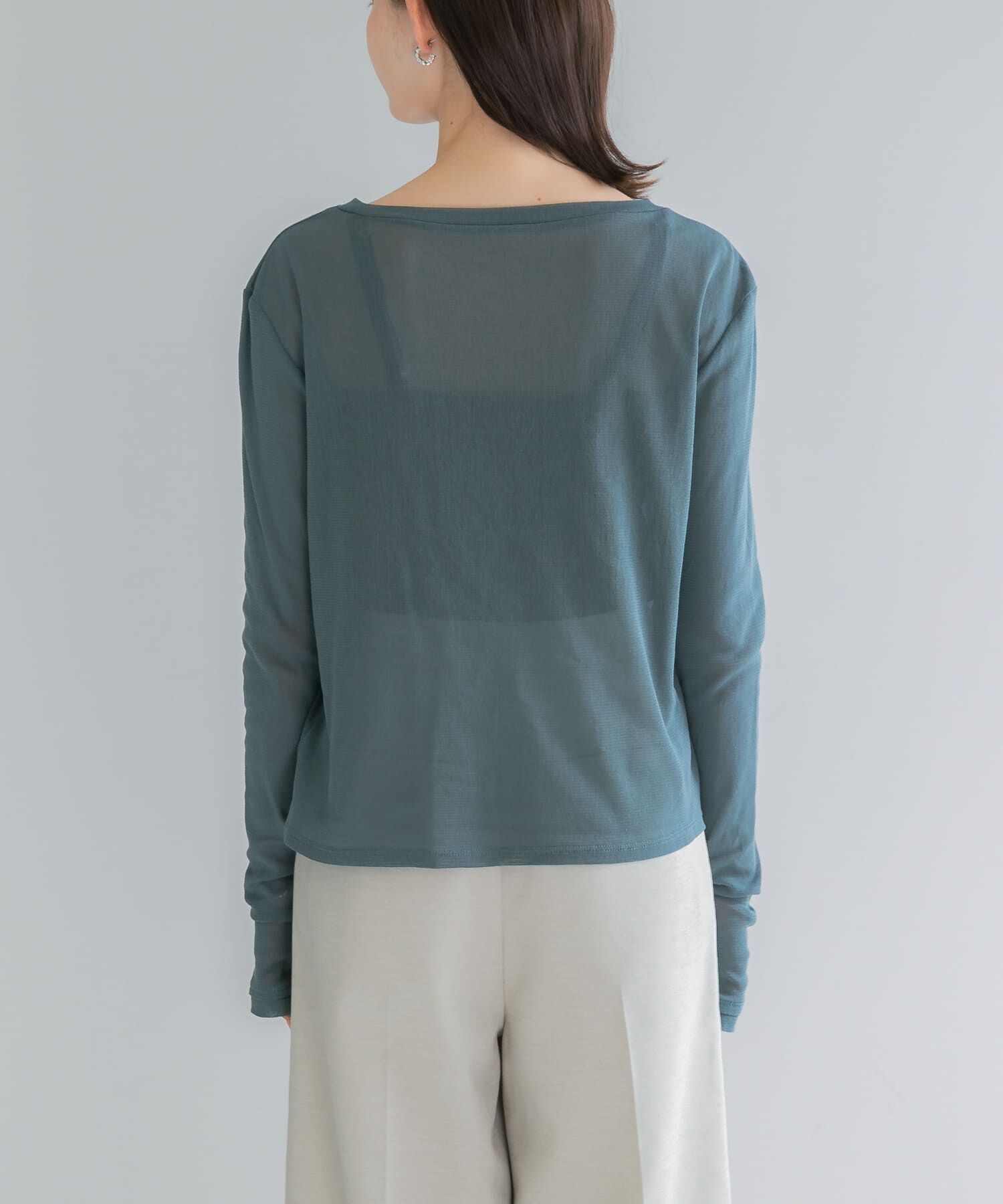 URBAN RESEARCH ROSSO「コットンチュールドッキングカットソー」|Tシャツ・カットソー|