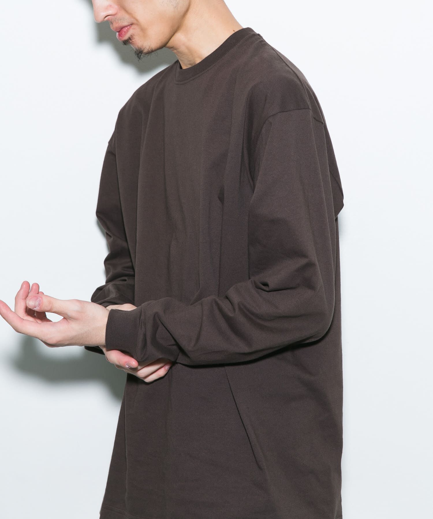 URBAN RESEARCH DOORS「『別注』HANES&times;DOORS　BEEFY-T DOORS FIT LONG-SLEEVE」|Tシャツ・カットソー|