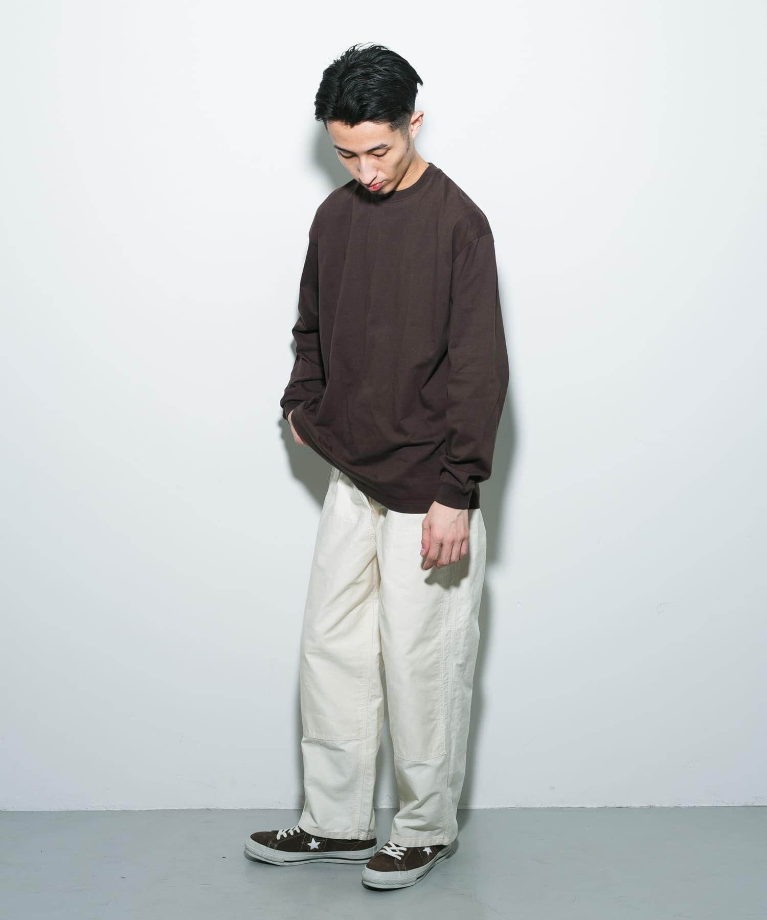 URBAN RESEARCH DOORS「『別注』HANES&times;DOORS　BEEFY-T DOORS FIT LONG-SLEEVE」|Tシャツ・カットソー|