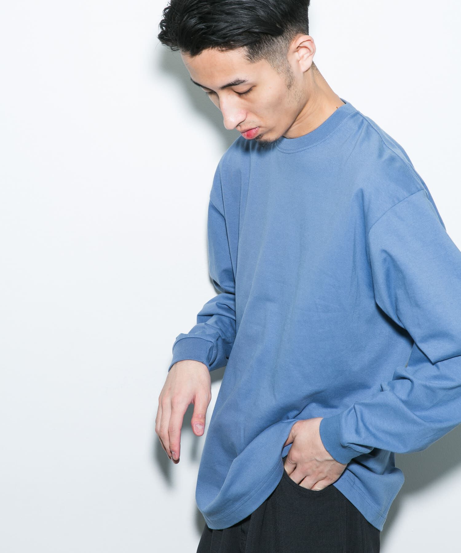 URBAN RESEARCH DOORS「『別注』HANES&times;DOORS　BEEFY-T DOORS FIT LONG-SLEEVE」|Tシャツ・カットソー|