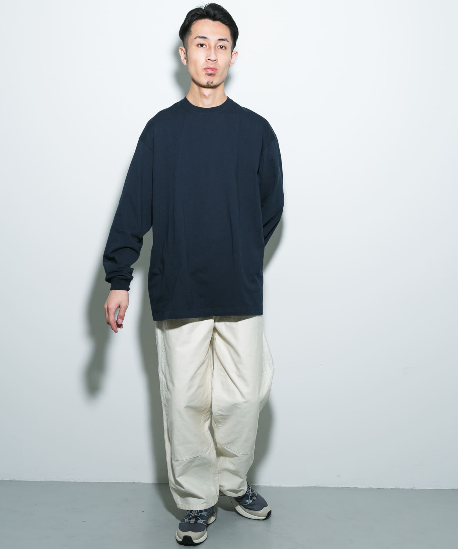 URBAN RESEARCH DOORS「『別注』HANES&times;DOORS　BEEFY-T DOORS FIT LONG-SLEEVE」|Tシャツ・カットソー|