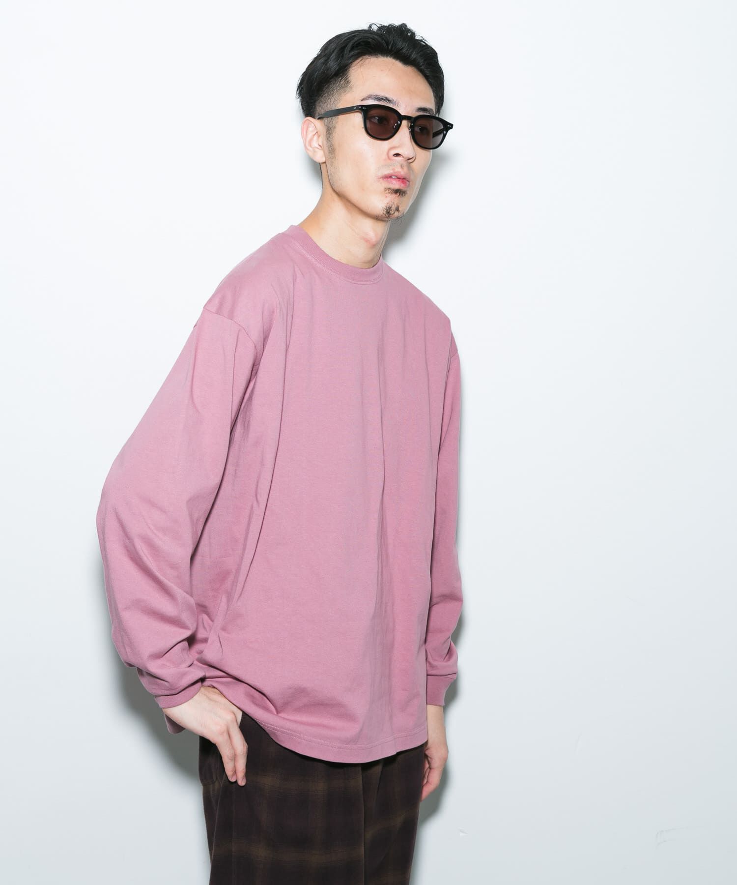 URBAN RESEARCH DOORS「『別注』HANES&times;DOORS　BEEFY-T DOORS FIT LONG-SLEEVE」|Tシャツ・カットソー|