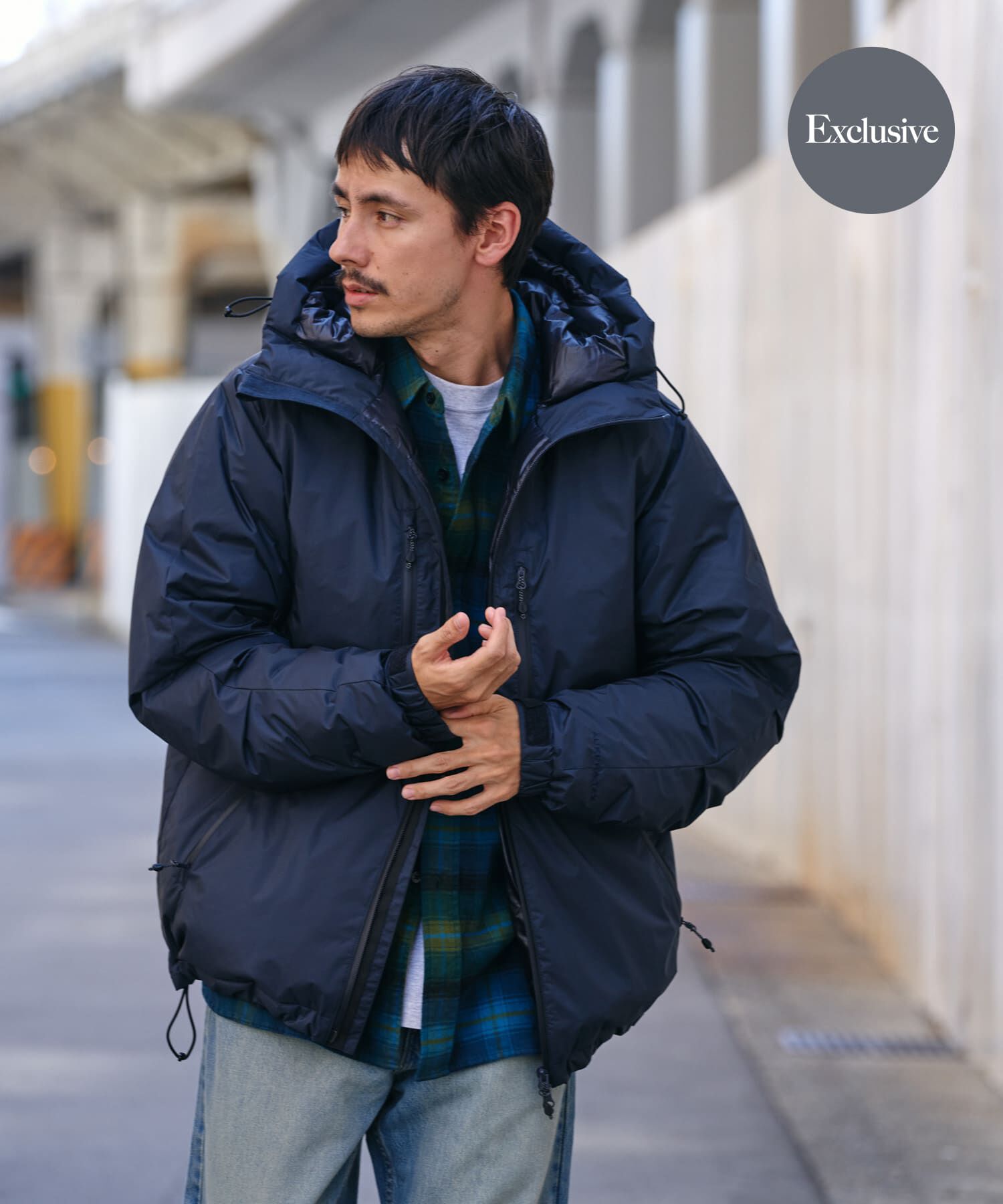 URBAN RESEARCH DOORS「『別注』NANGA&times;DOORS　AURORA TEX DOWN PARKA 26AW」|ダウン|ネイビー