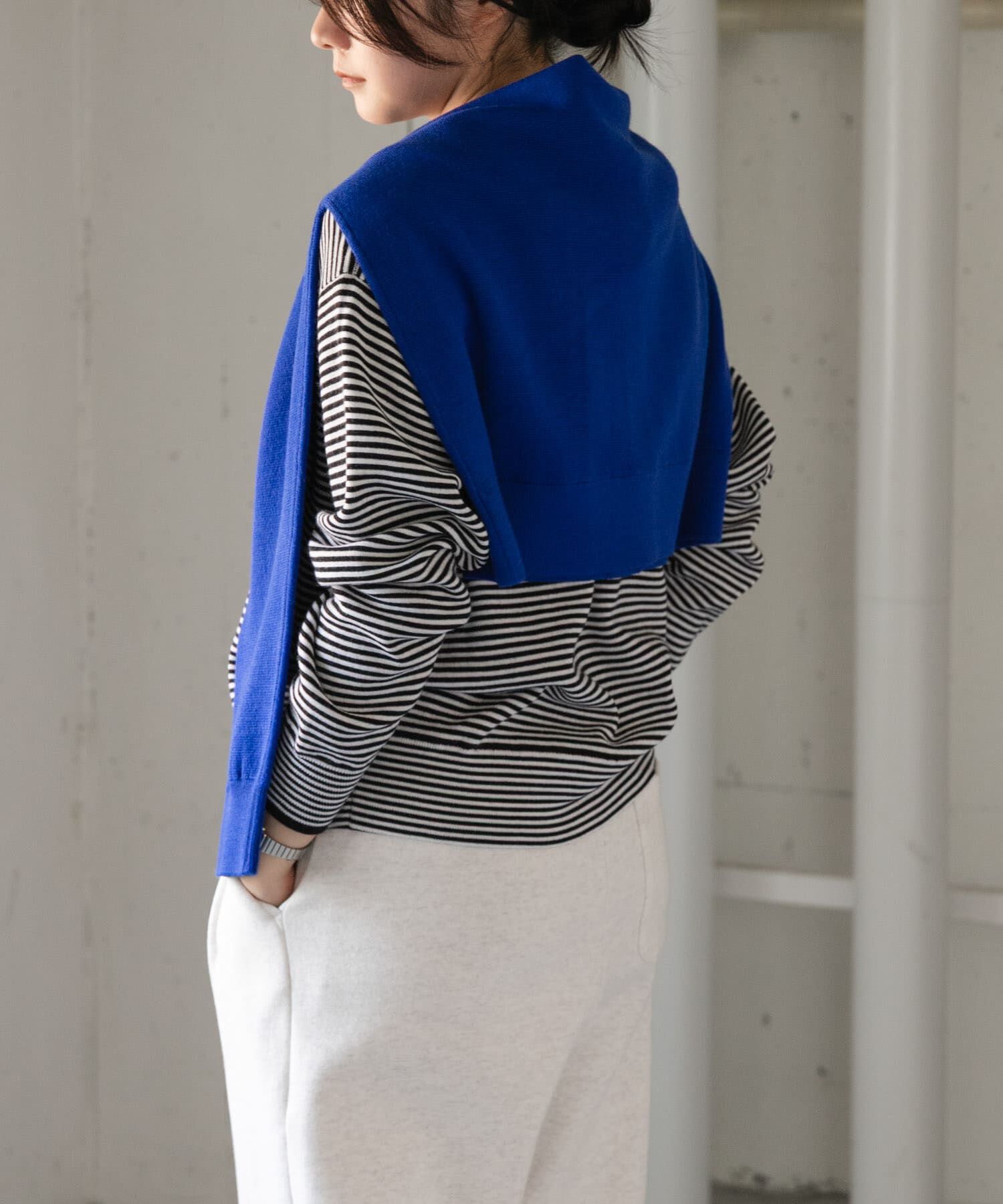 URBAN RESEARCH DOORS「『WEB/一部店舗限定サイズ』FORK&SPOON　ミラノリブクルーネックニット」|ニット・セーター|