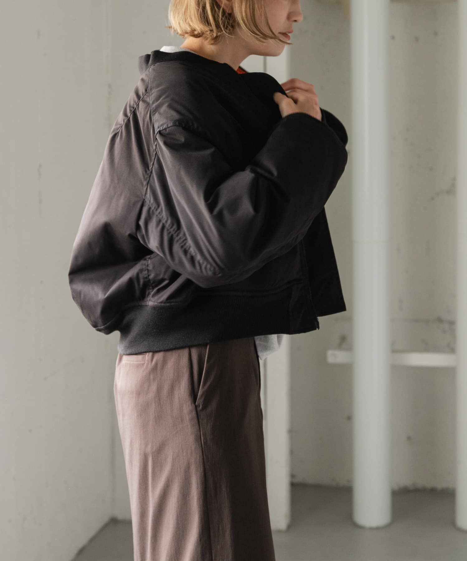URBAN RESEARCH DOORS「FORK&SPOON　SORONA MA-1ブルゾン 26AW」|ブルゾン・スタジャン|