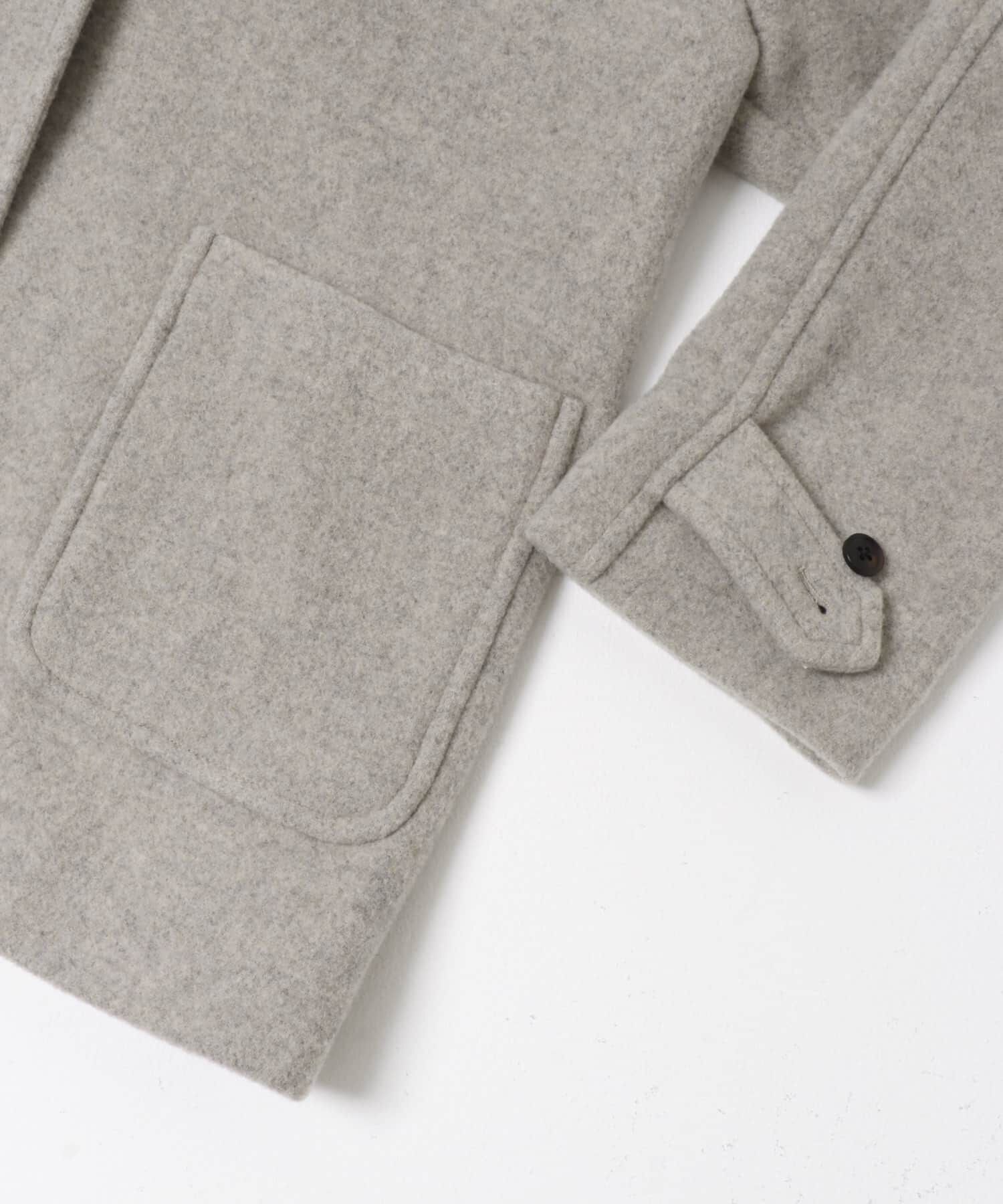 URBAN RESEARCH DOORS「エアリーウールフードコート 26AW」|ノーカラーコート|