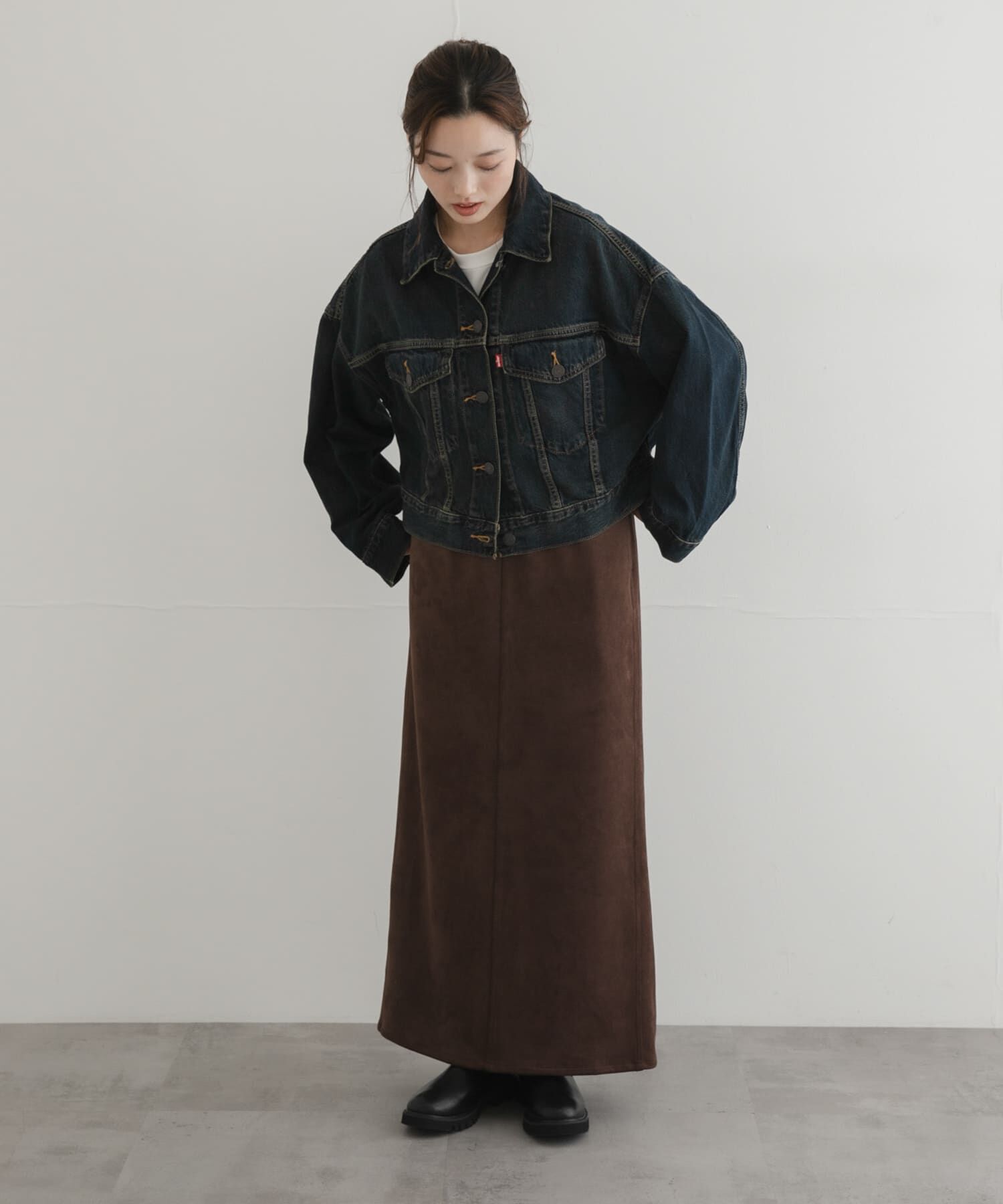 Sonny Label 「Levi&rsquo;s　LOOSE CROP TRUCKER」|デニムジャケット|