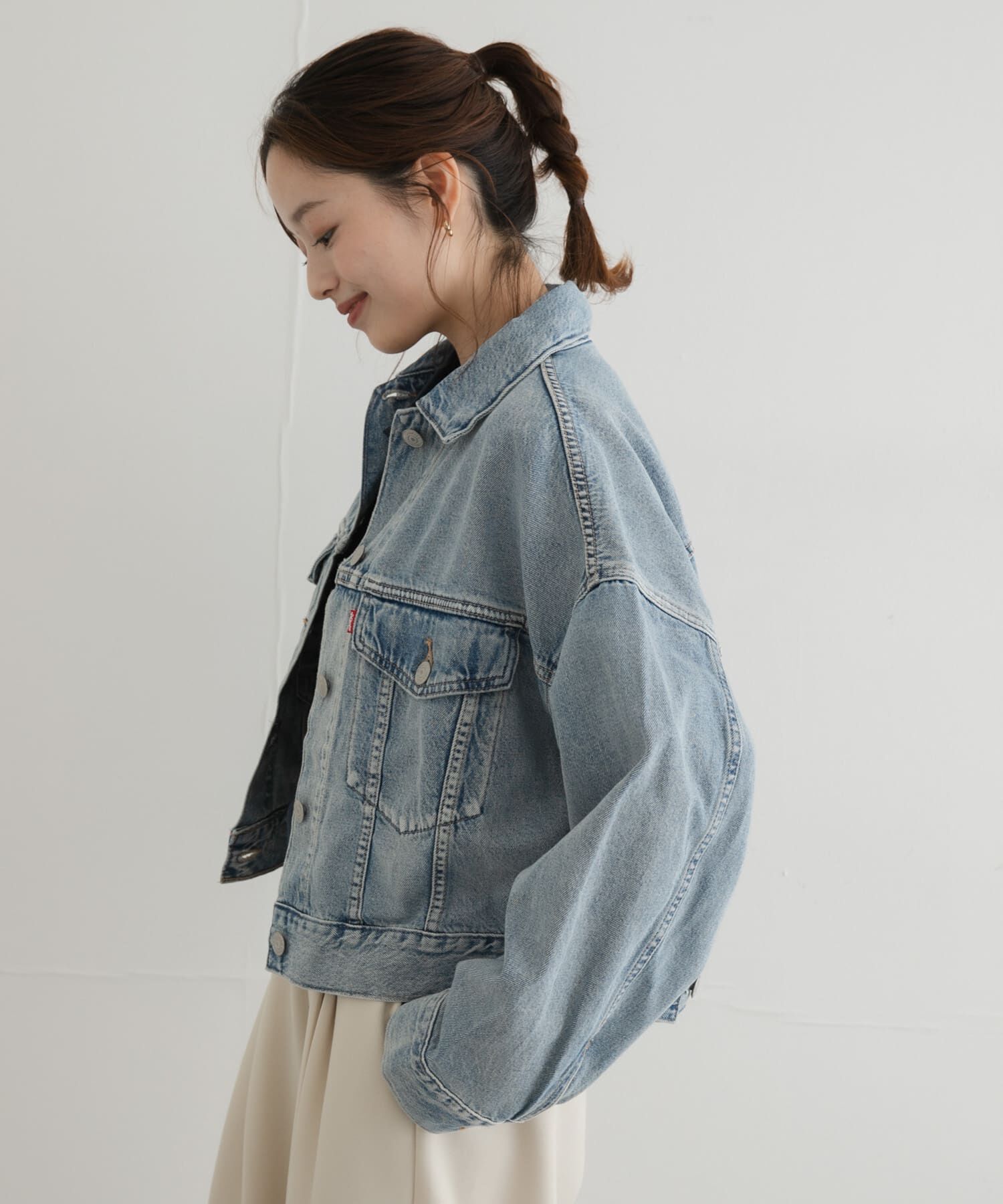 Sonny Label 「Levi&rsquo;s　LOOSE CROP TRUCKER」|デニムジャケット|