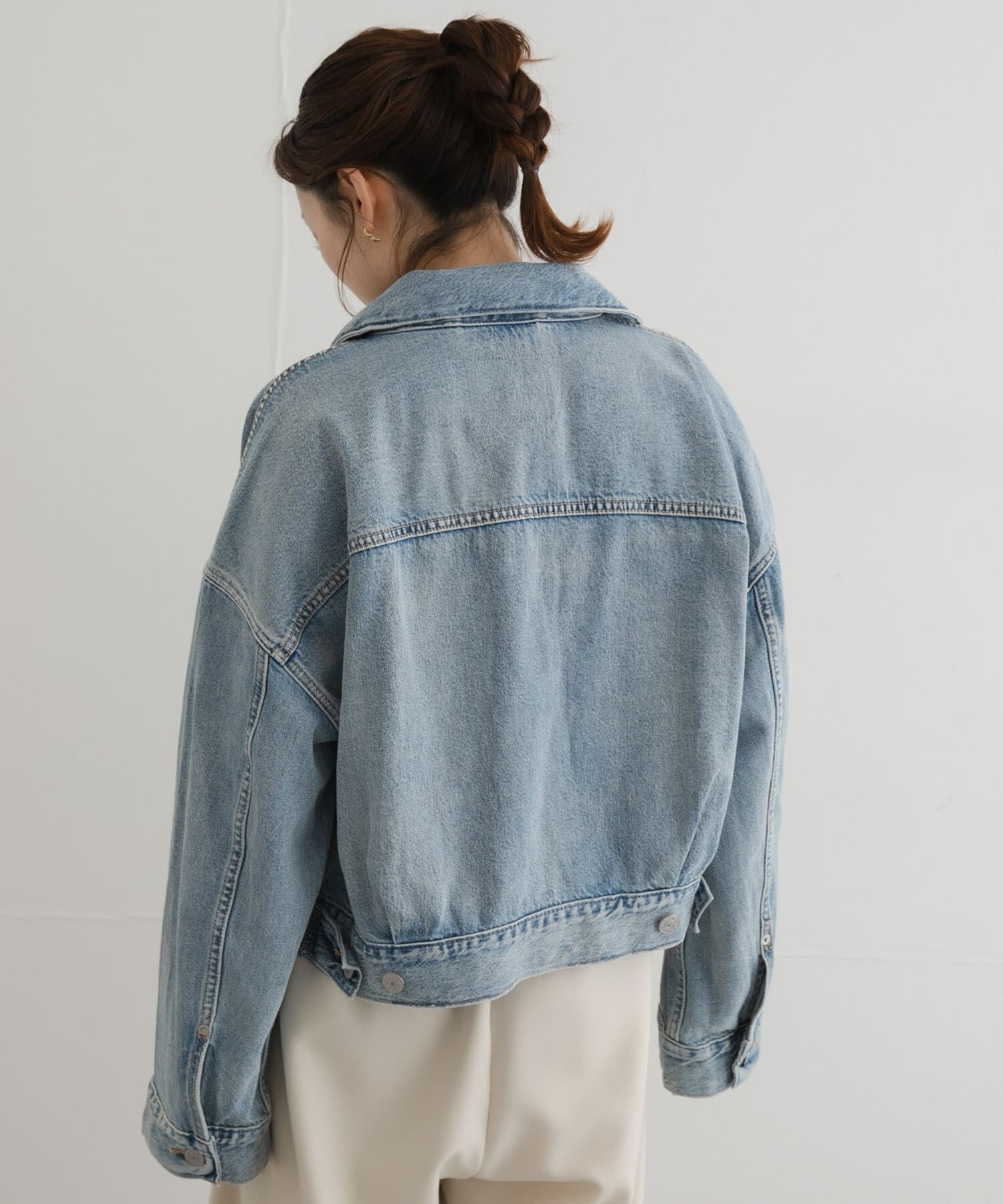 Sonny Label 「Levi&rsquo;s　LOOSE CROP TRUCKER」|デニムジャケット|