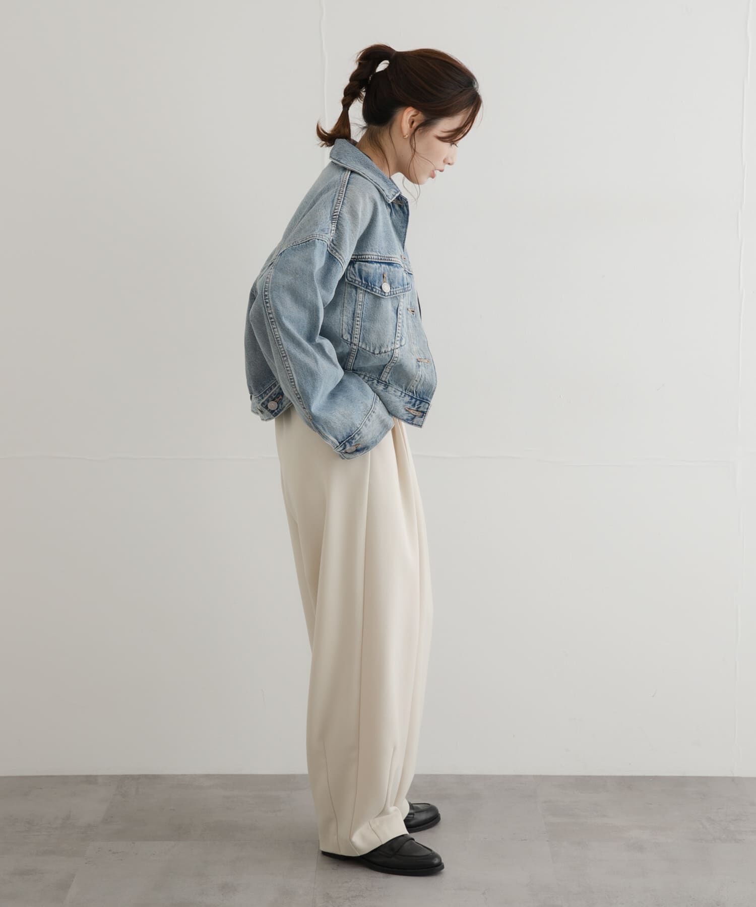 Sonny Label 「Levi&rsquo;s　LOOSE CROP TRUCKER」|デニムジャケット|
