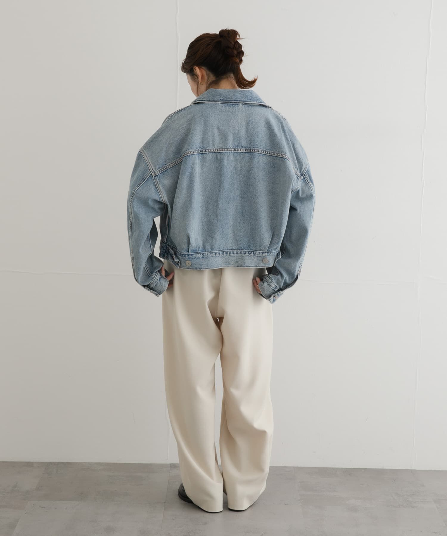 Sonny Label 「Levi&rsquo;s　LOOSE CROP TRUCKER」|デニムジャケット|