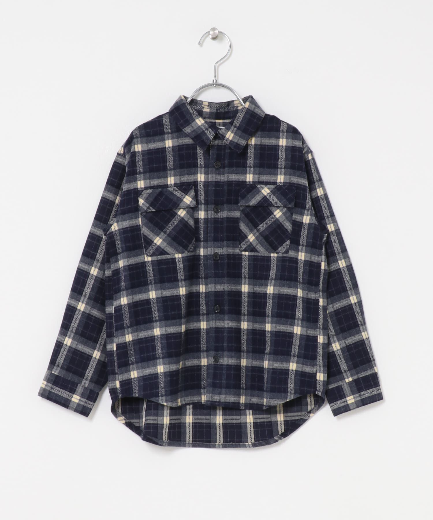 URBAN RESEARCH DOORS「『150サイズあり』ネルチェックオーバーサイズシャツ(KIDS)」|その他|
