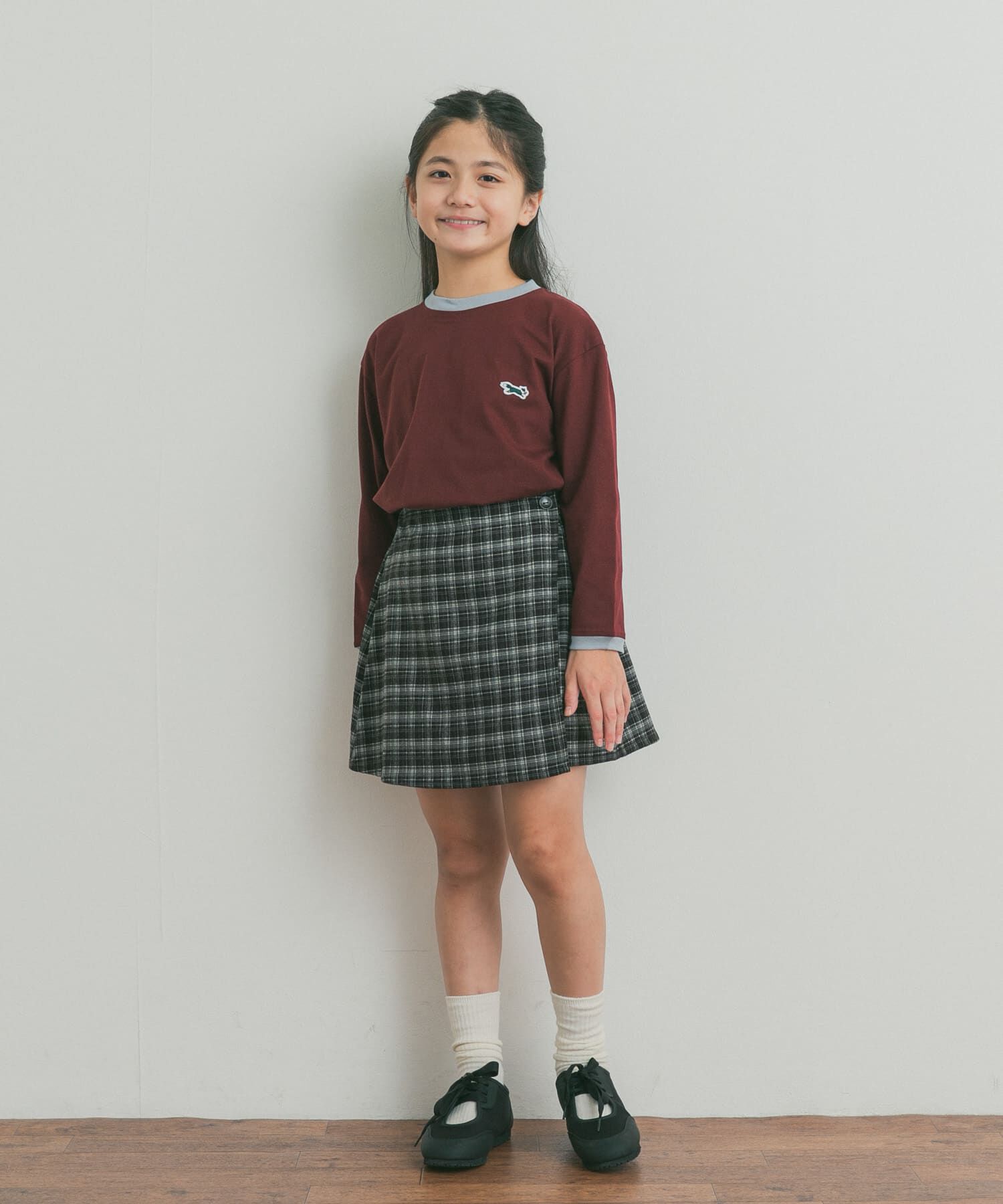 URBAN RESEARCH DOORS「『150サイズあり』チェックラップキュロット(KIDS)」|その他|