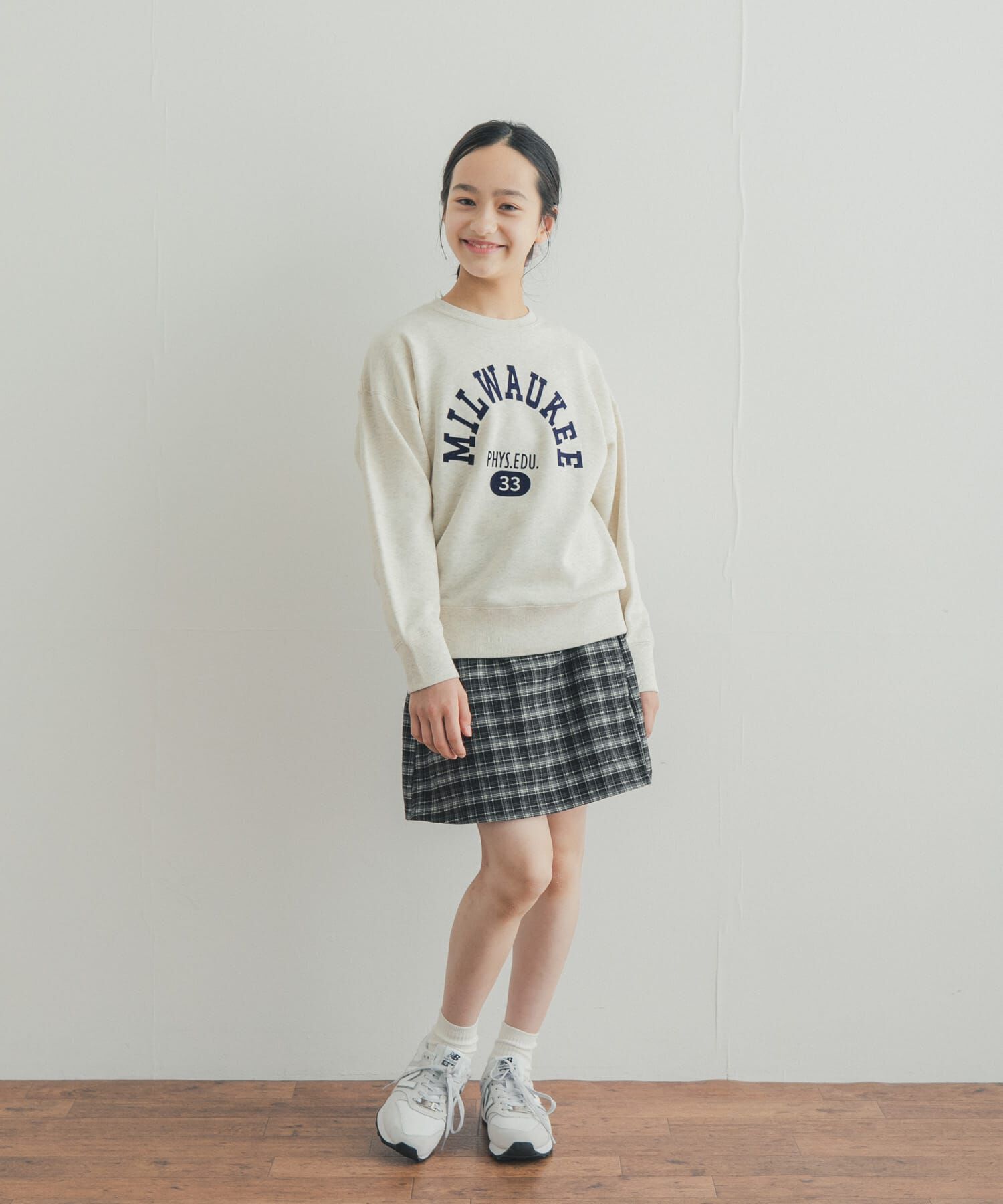 URBAN RESEARCH DOORS「『150サイズあり』チェックラップキュロット(KIDS)」|その他|