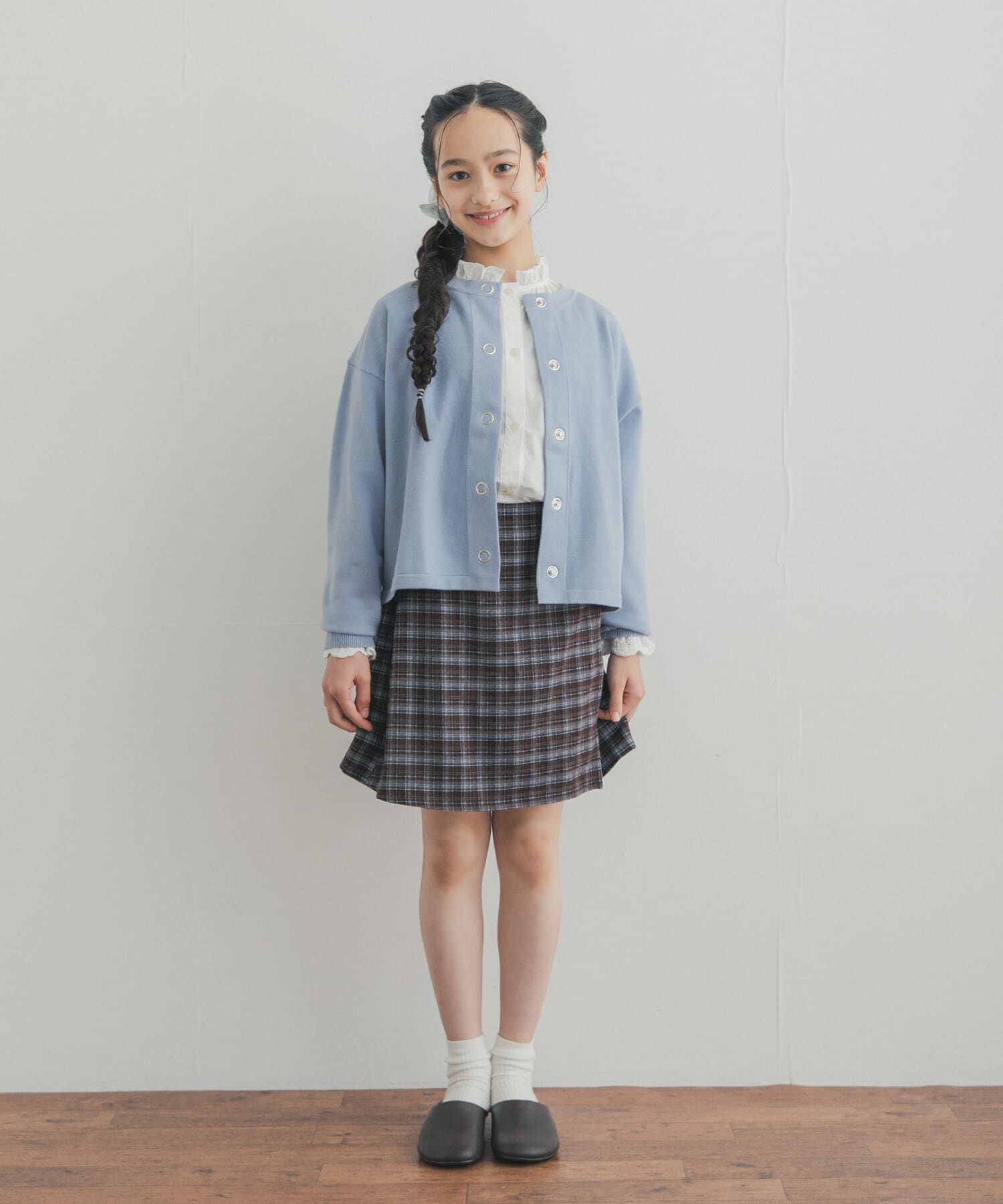URBAN RESEARCH DOORS「『150サイズあり』チェックラップキュロット(KIDS)」|その他|