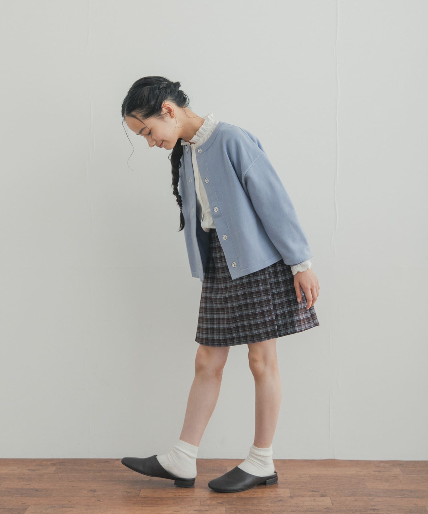 URBAN RESEARCH DOORS「『150サイズあり』チェックラップキュロット(KIDS)」|その他|