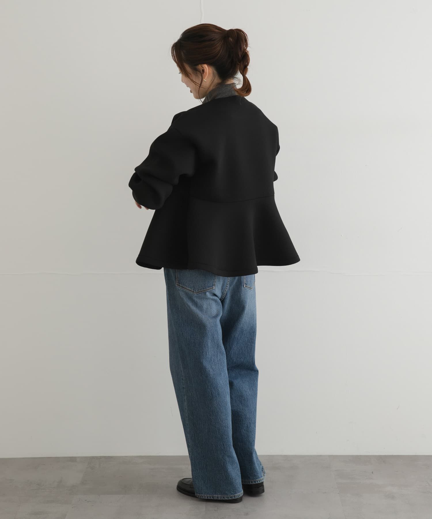 Sonny Label 「『WEB限定』ダンボールペプラムブルゾン」|ブルゾン・スタジャン|