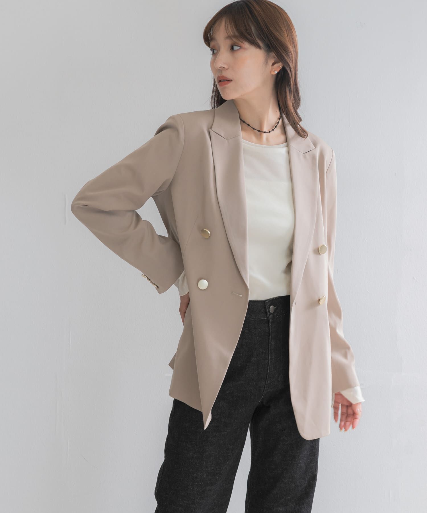 URBAN RESEARCH ROSSO「ウールライクツイルテーラードジャケット」|その他|