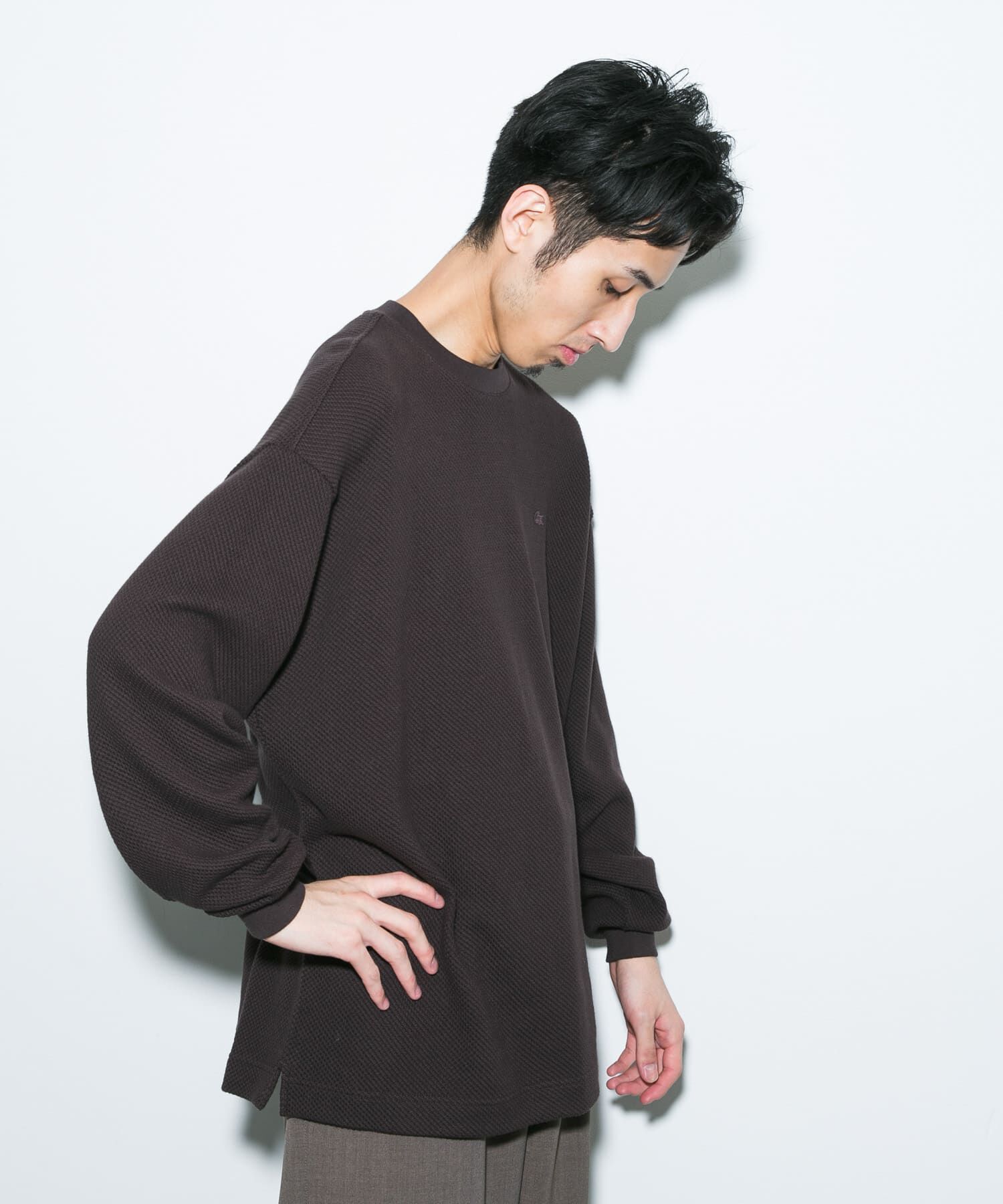 URBAN RESEARCH DOORS「『別注』LACOSTE&times;DOORS　HEAVY PIQUE LONG-SLEEVE」|Tシャツ・カットソー|