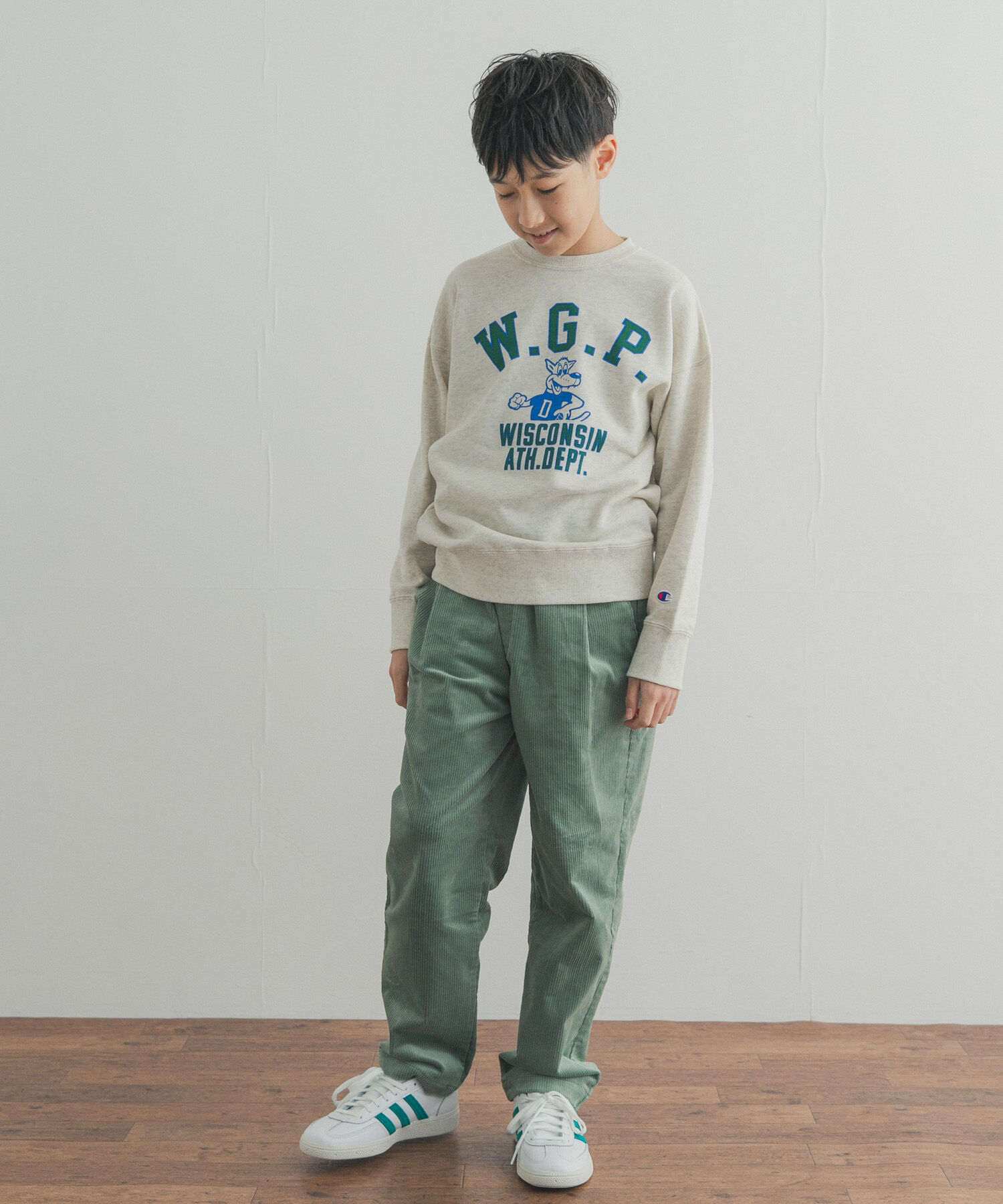 URBAN RESEARCH DOORS「『150サイズ』『別注』Champion&times;DOORS　アニマルプリント SWEATSHIRTS(KIDS)」|その他|