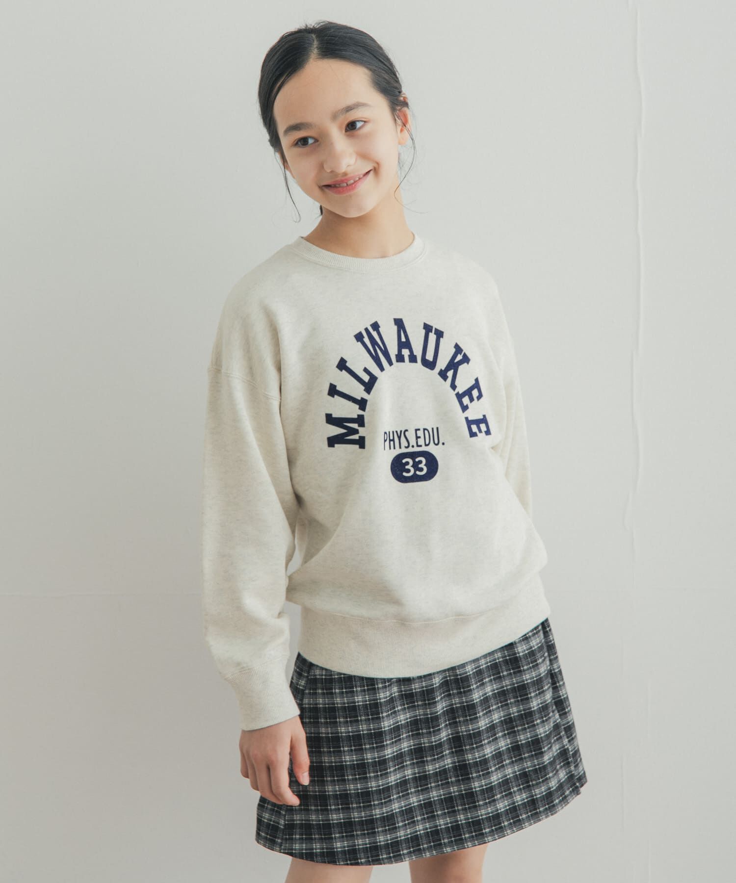 URBAN RESEARCH DOORS「『150サイズ』『別注』Champion&times;DOORS　フロッキープリント SWEATSHIRTS(KIDS)」|その他|