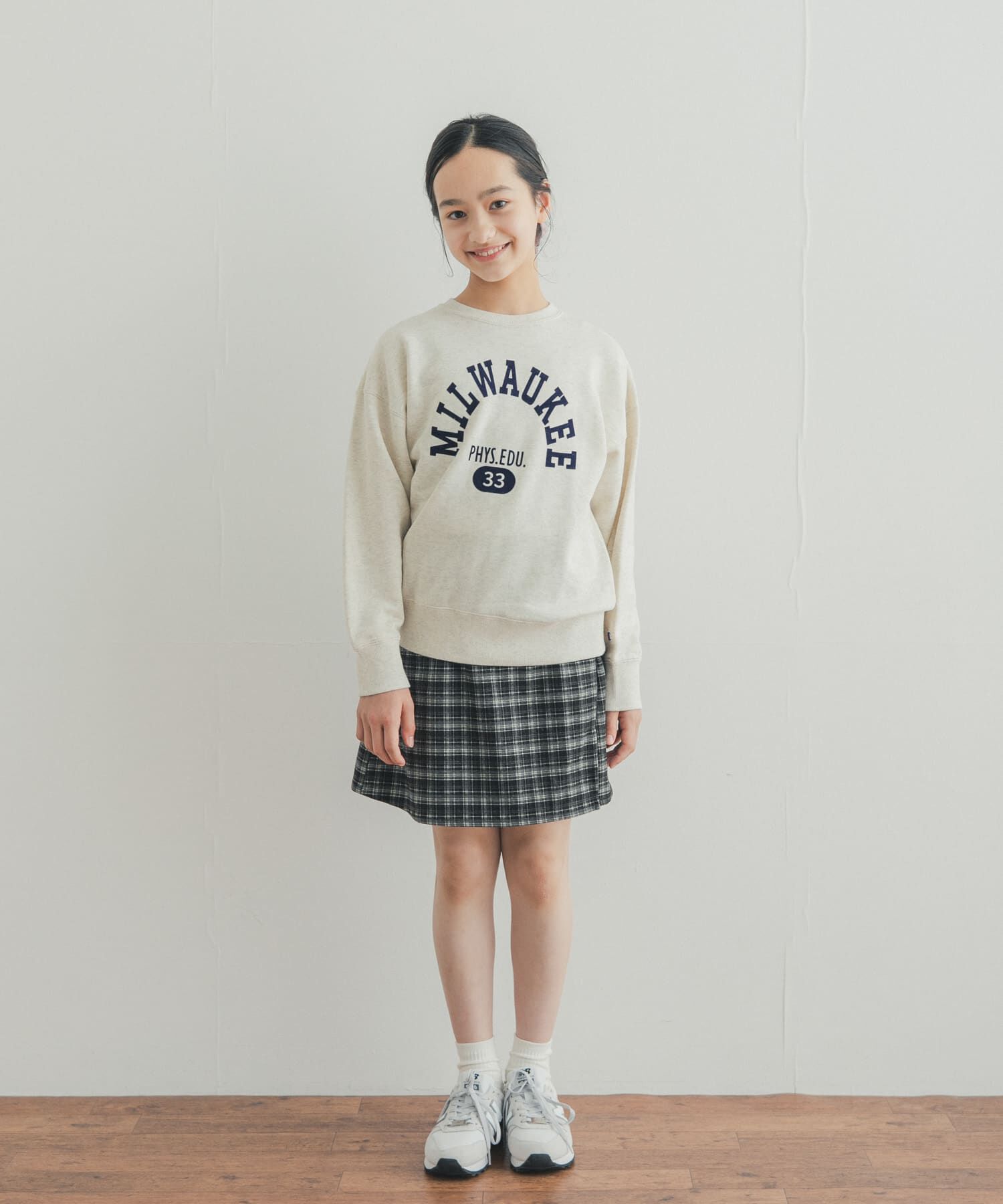 URBAN RESEARCH DOORS「『150サイズ』『別注』Champion&times;DOORS　フロッキープリント SWEATSHIRTS(KIDS)」|その他|
