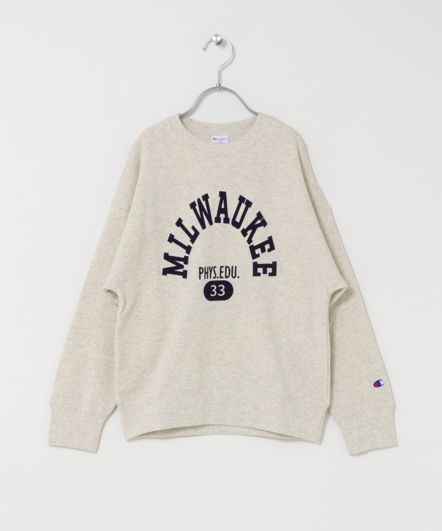 URBAN RESEARCH DOORS「『150サイズ』『別注』Champion&times;DOORS　フロッキープリント SWEATSHIRTS(KIDS)」|その他|