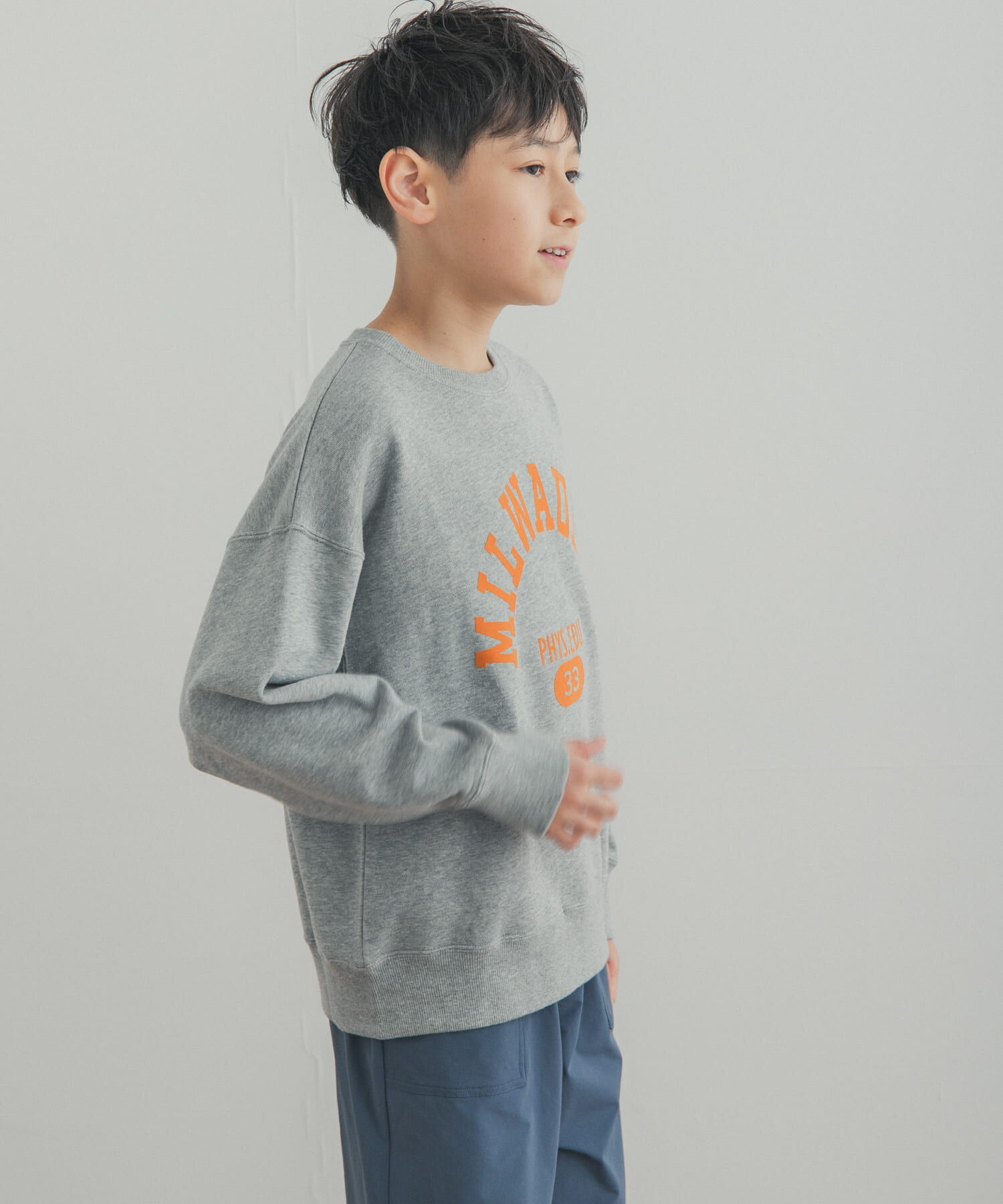 URBAN RESEARCH DOORS「『150サイズ』『別注』Champion&times;DOORS　フロッキープリント SWEATSHIRTS(KIDS)」|その他|