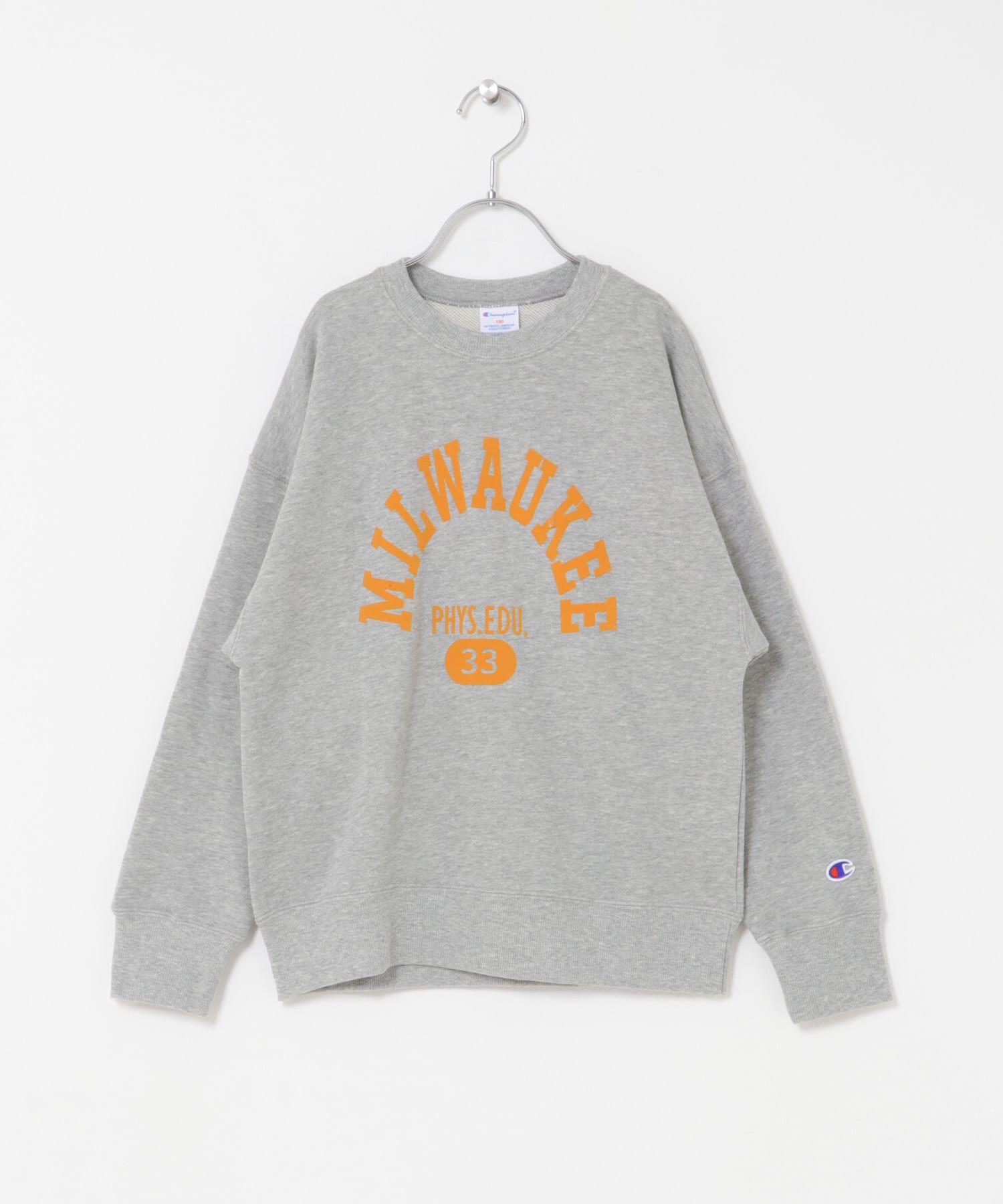URBAN RESEARCH DOORS「『150サイズ』『別注』Champion&times;DOORS　フロッキープリント SWEATSHIRTS(KIDS)」|その他|