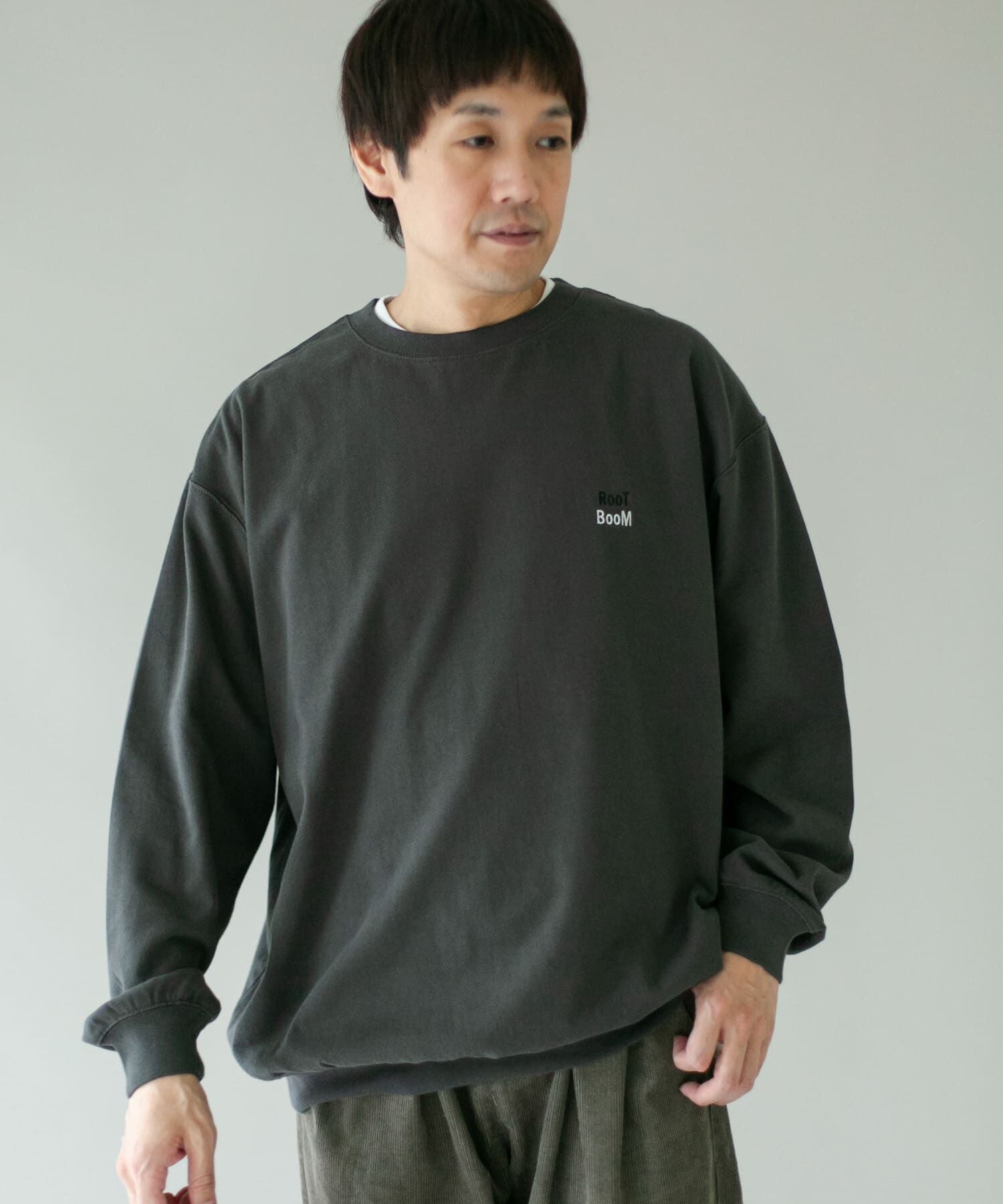 URBAN RESEARCH DOORS「GROW ORGANIC スウェットロングスリーブTシャツ」|Tシャツ・カットソー|