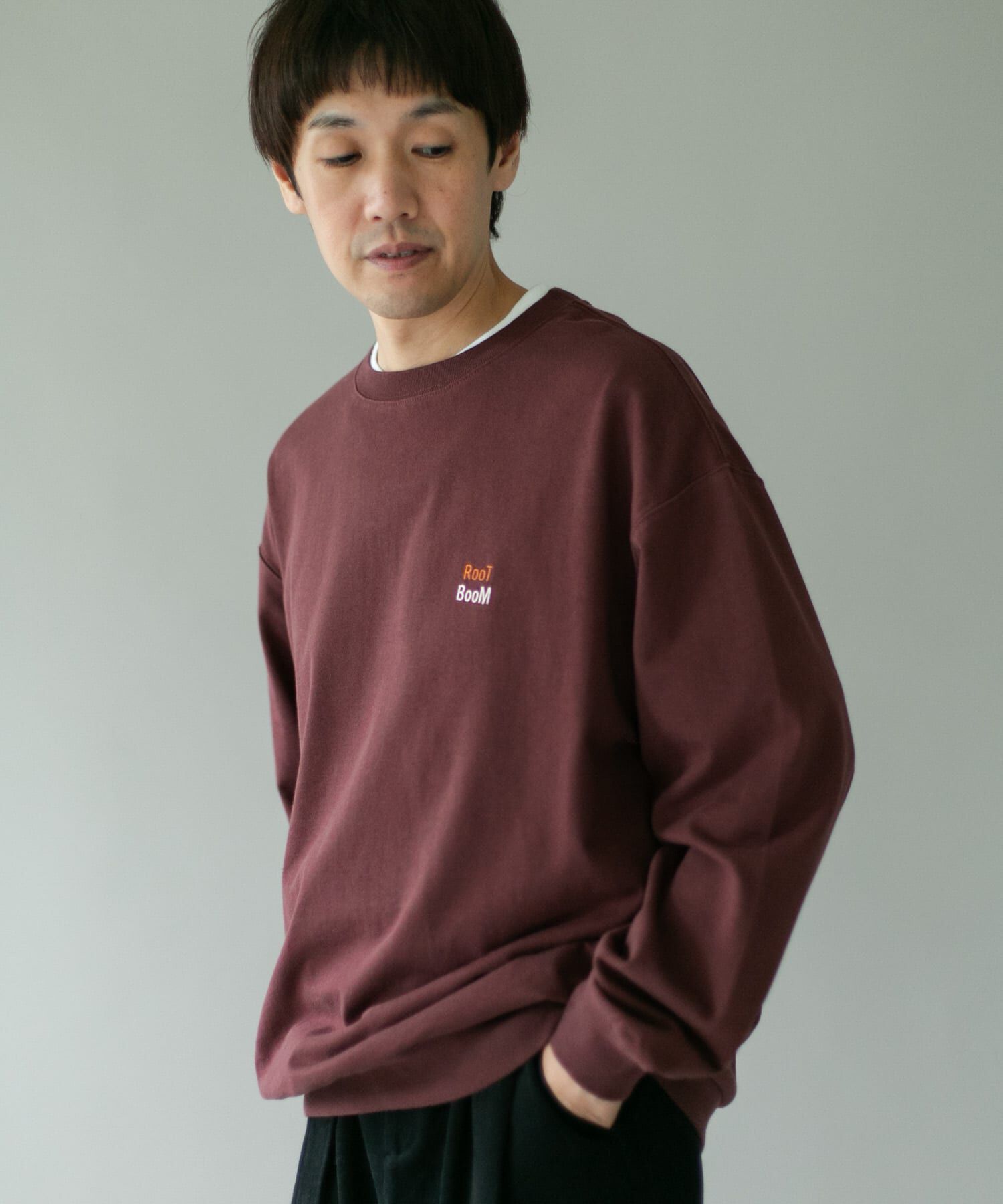 URBAN RESEARCH DOORS「GROW ORGANIC スウェットロングスリーブTシャツ」|Tシャツ・カットソー|