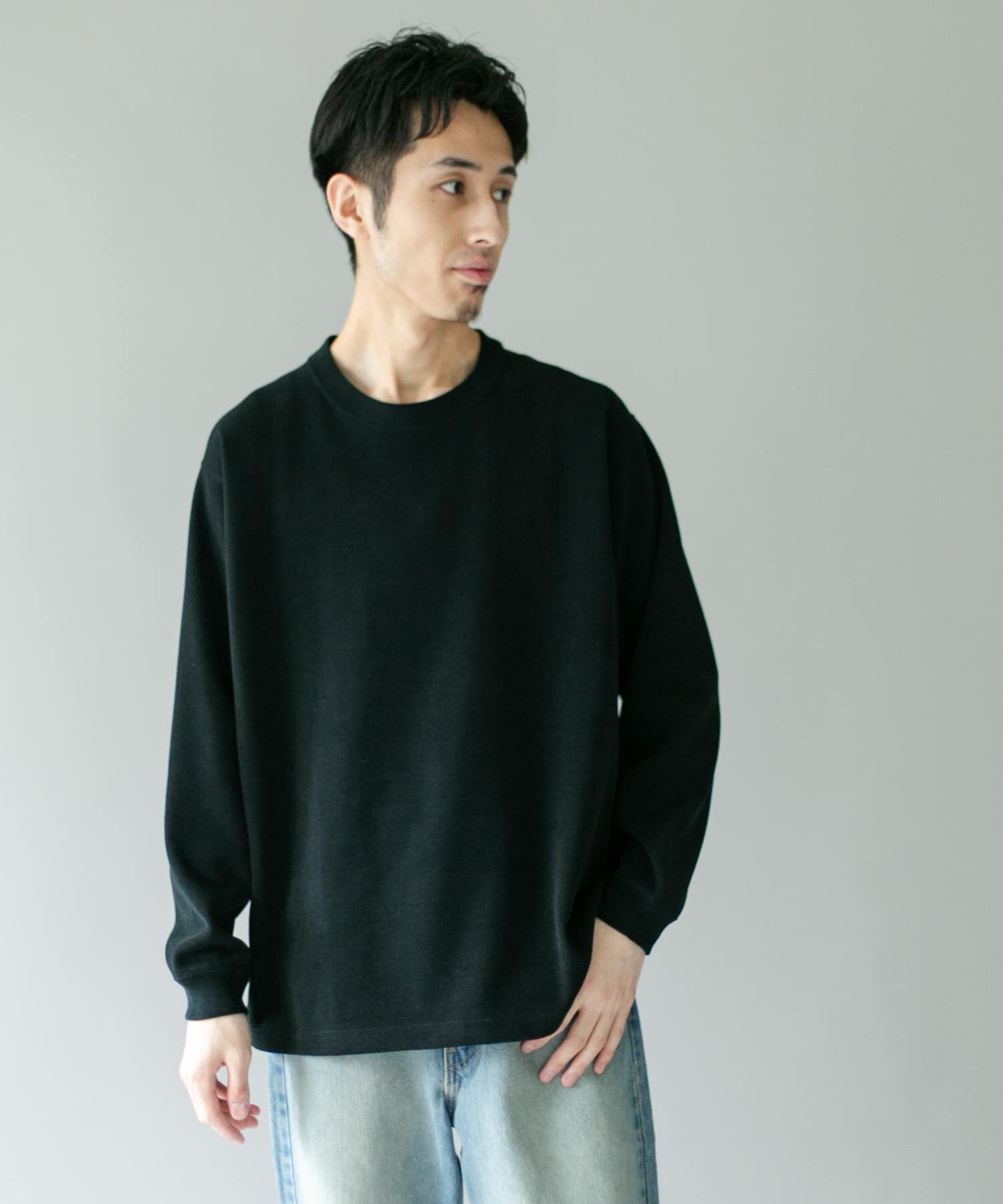 URBAN RESEARCH DOORS「『XLｻｲｽﾞ/WEB限定』ｺｰﾃﾞｭﾛｲﾀｯﾁｸﾙｰﾈｯｸﾛﾝｸﾞｽﾘｰ 」|Tシャツ・カットソー|