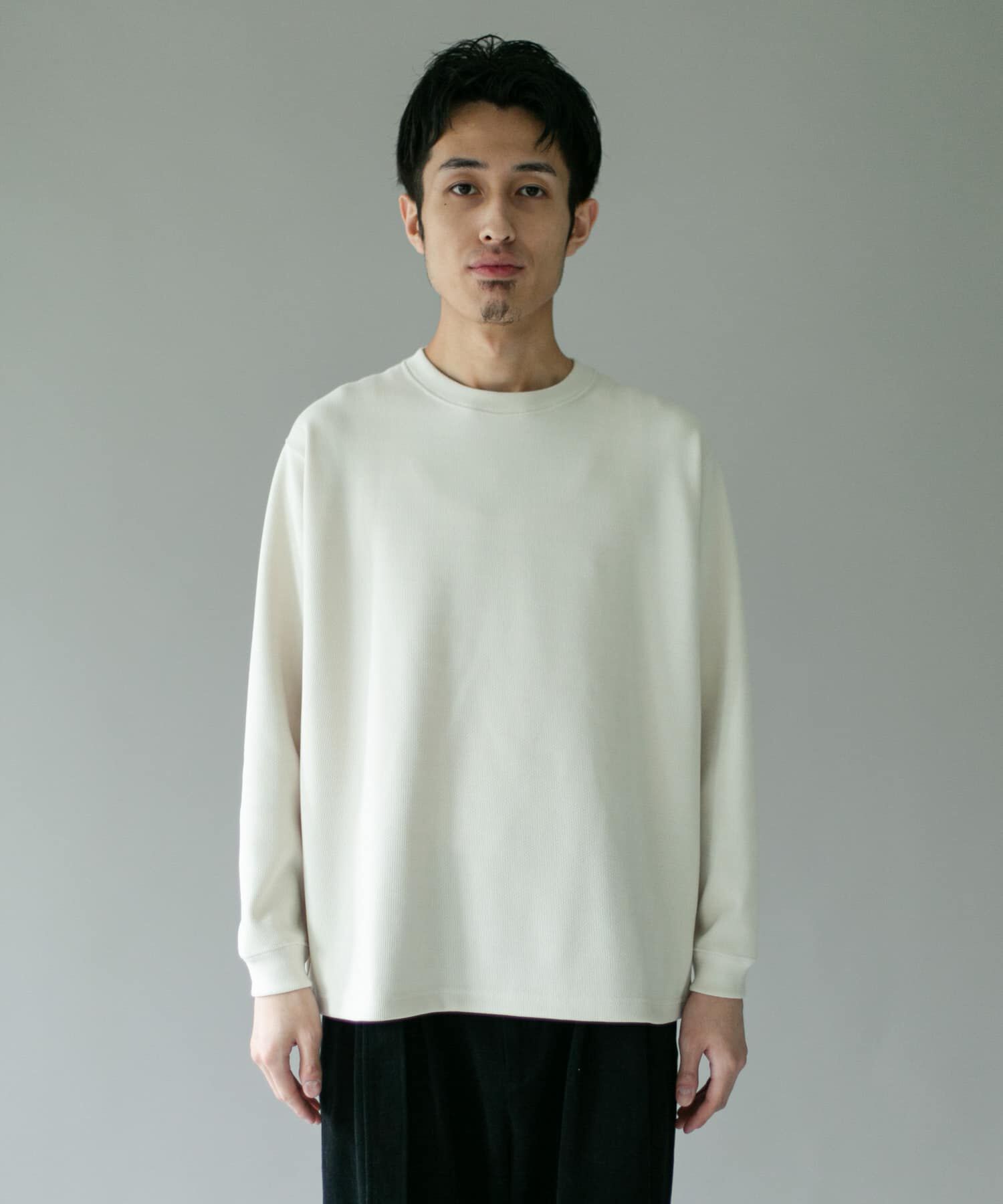 URBAN RESEARCH DOORS「『XLｻｲｽﾞ/WEB限定』ｺｰﾃﾞｭﾛｲﾀｯﾁｸﾙｰﾈｯｸﾛﾝｸﾞｽﾘｰ 」|Tシャツ・カットソー|
