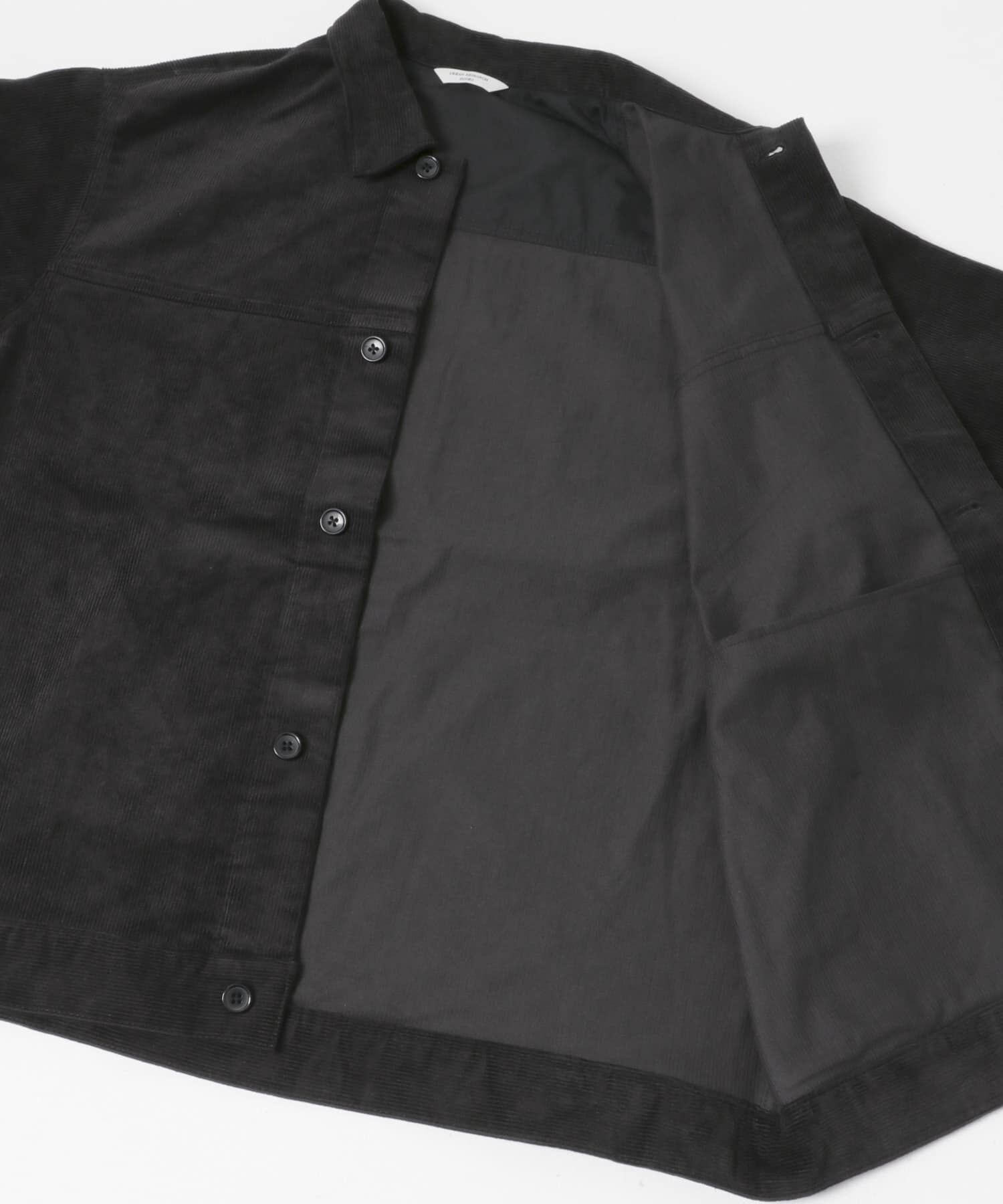 URBAN RESEARCH DOORS「『XLサイズ/WEB限定』コーデュロイトラッカージャケット」|ノーカラーコート|