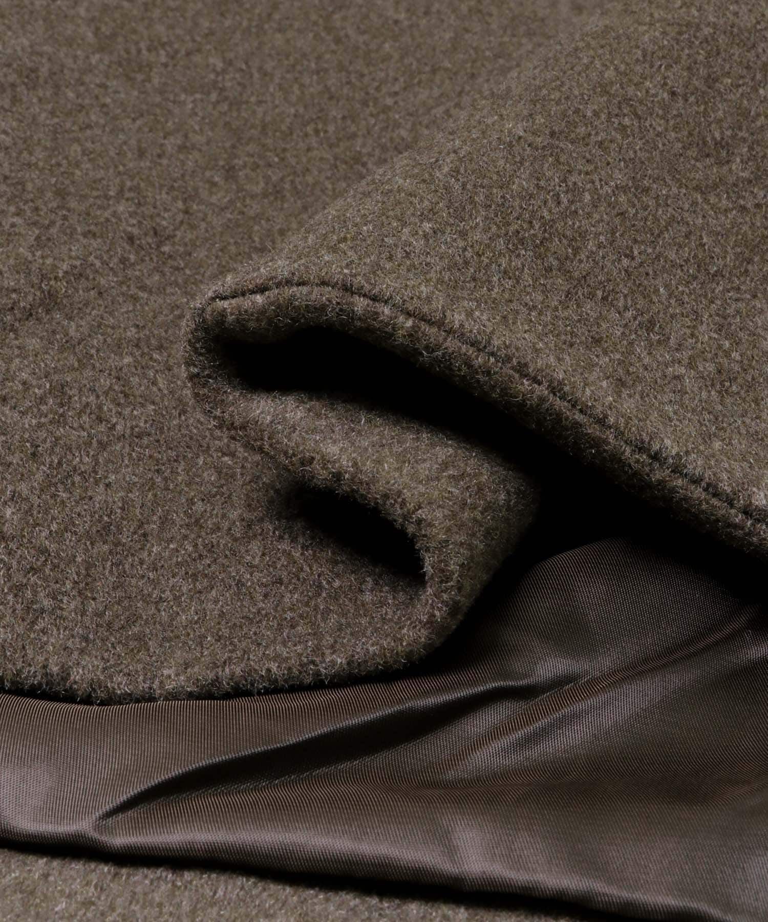 URBAN RESEARCH「WOOL STAND COLLAR COAT」|ノーカラーコート|