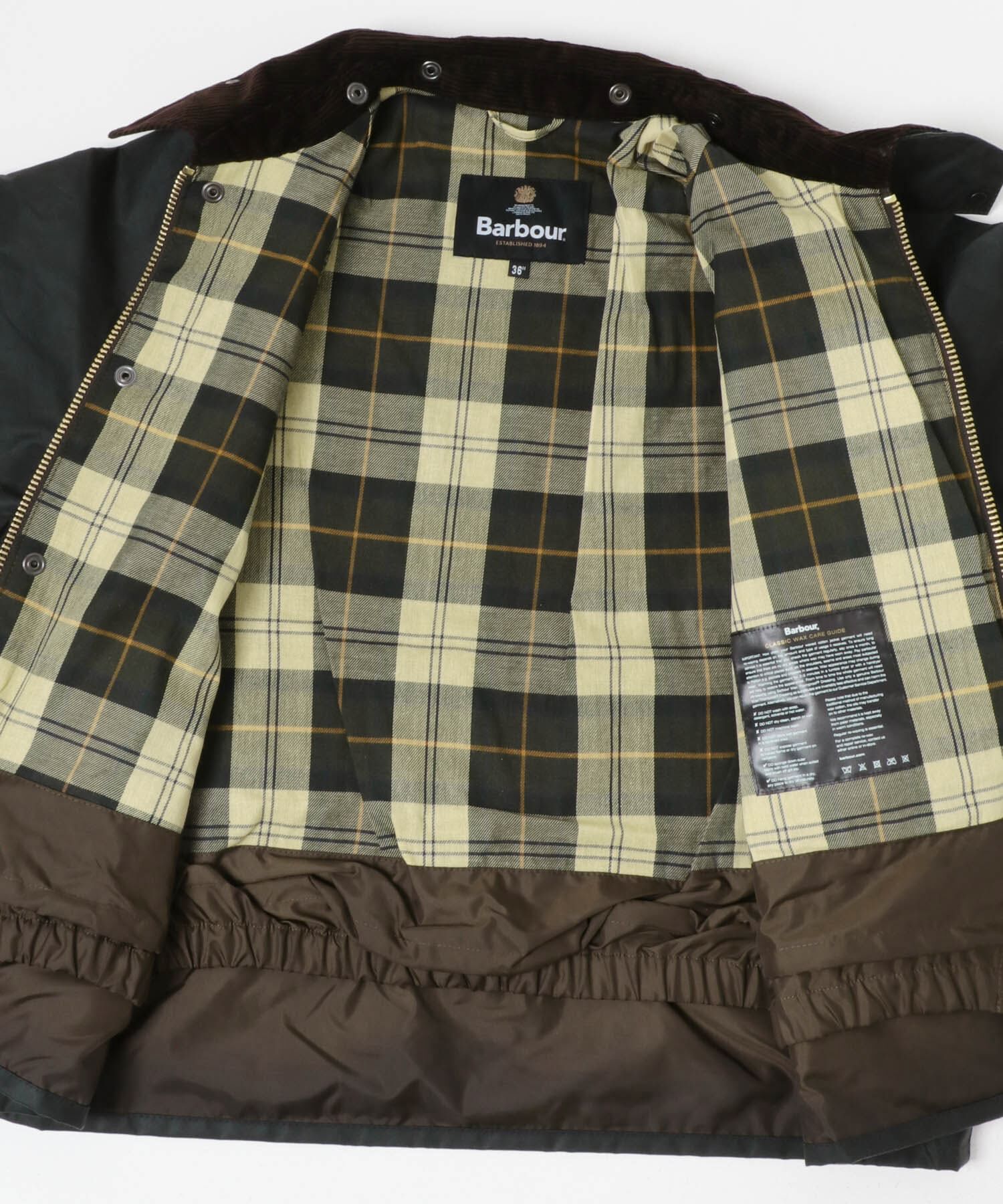 URBAN RESEARCH DOORS「Barbour　OS TRANSPORT WAX JACKET」|ノーカラーコート|