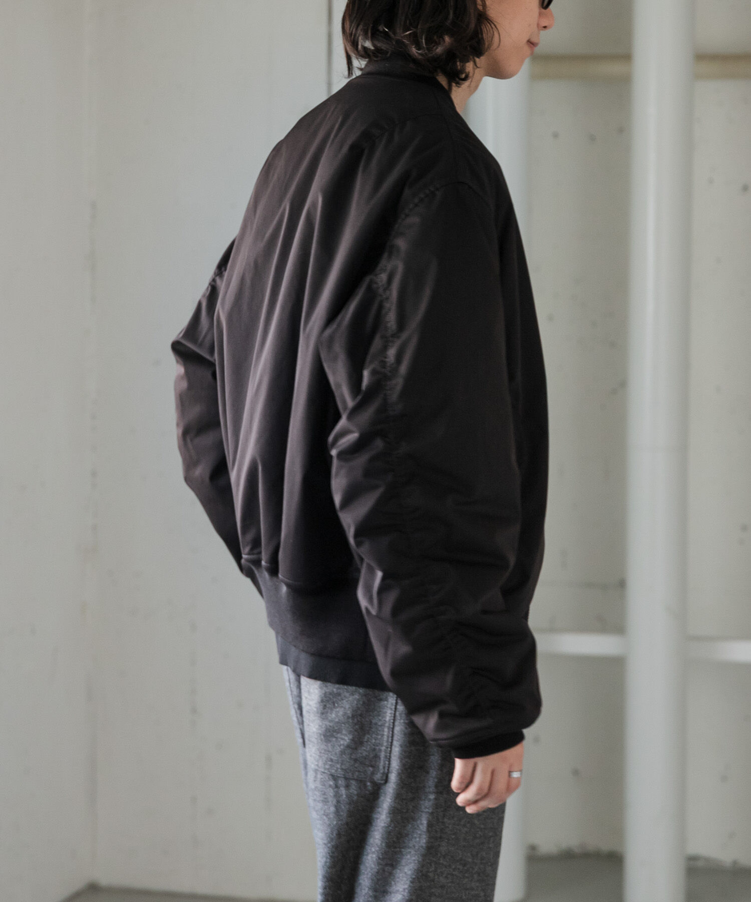 URBAN RESEARCH DOORS「FORK&SPOON　SORONA MA-1ブルゾン」|ブルゾン・スタジャン|